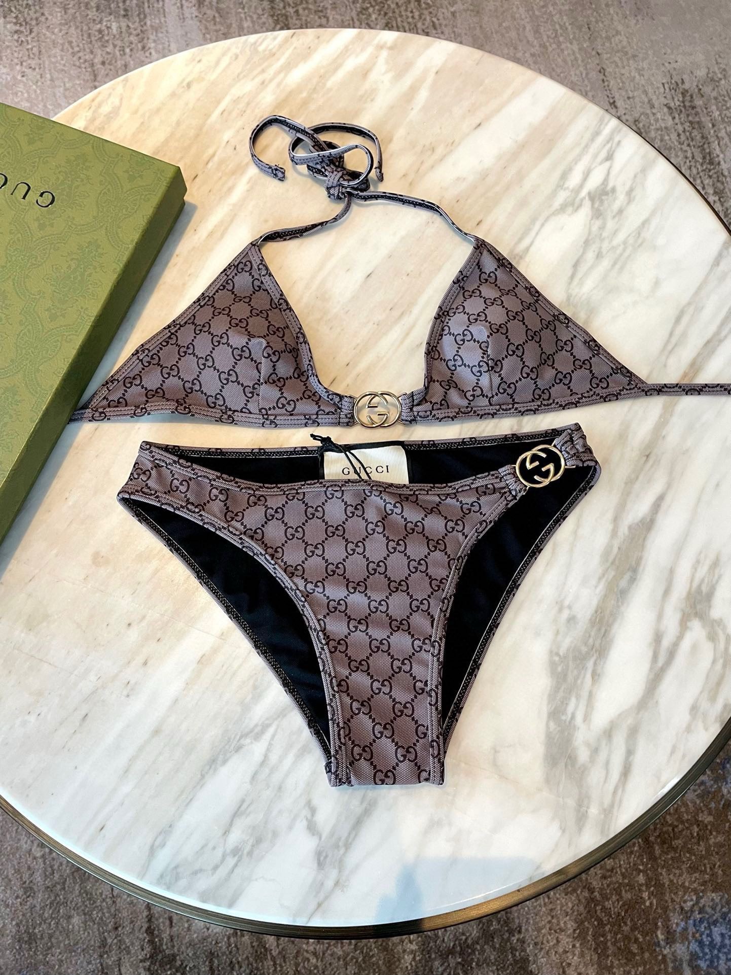 Bagsaaa Gvc*1 GG Ebony Brown Bikini