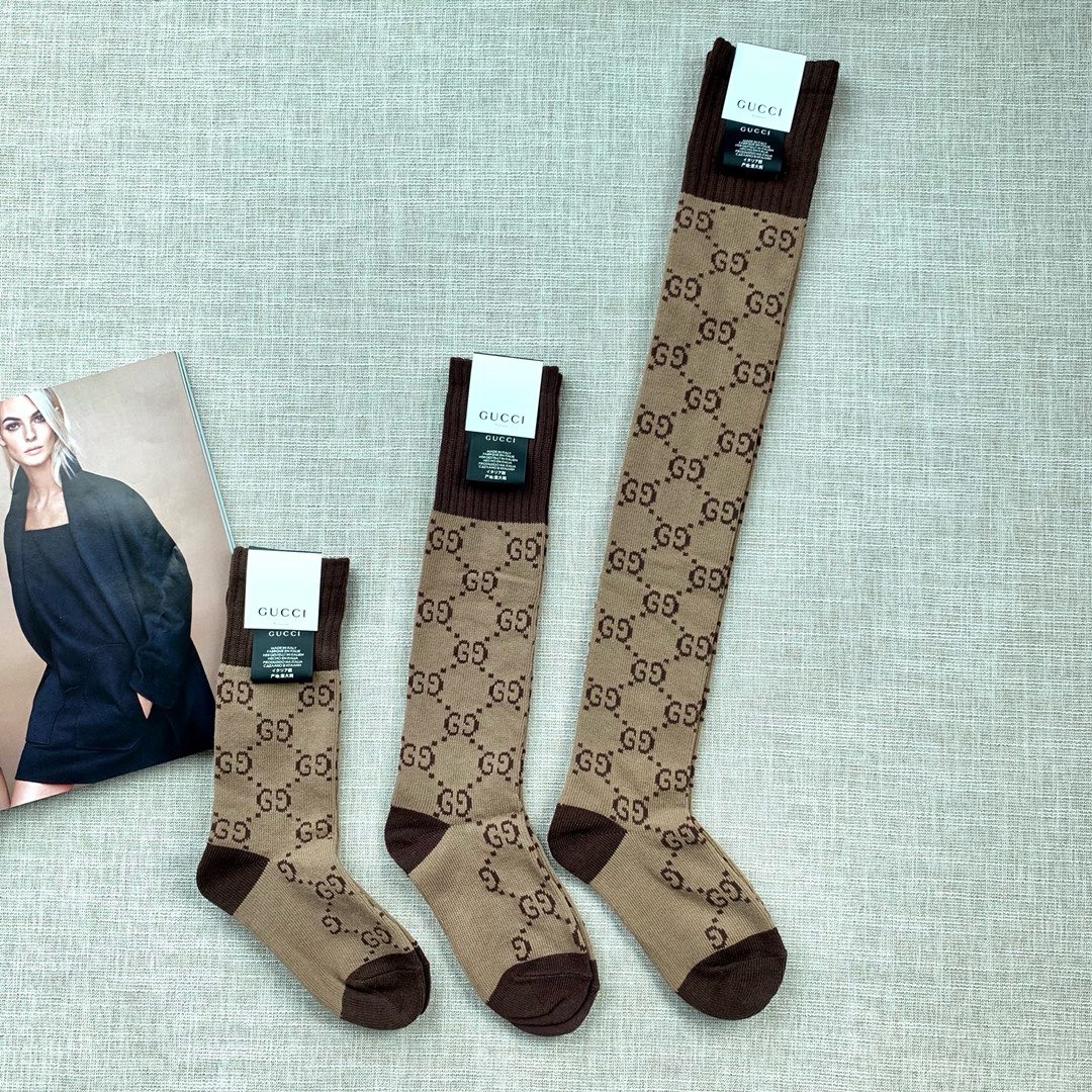 Bagsaaa Gvc*1 Brown Socks Set 3