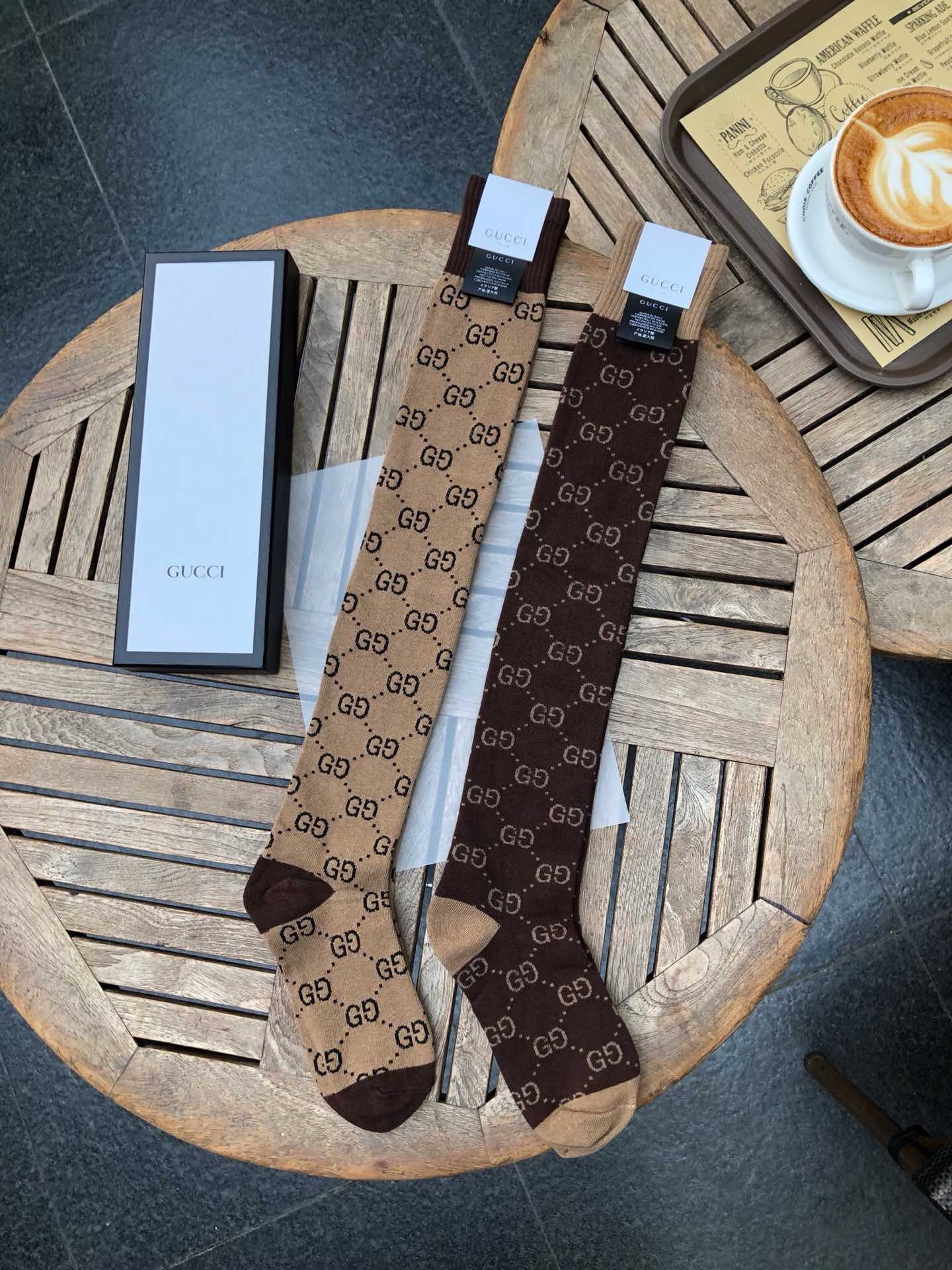 Bagsaaa Gvc*1 GG Ebony Long Socks