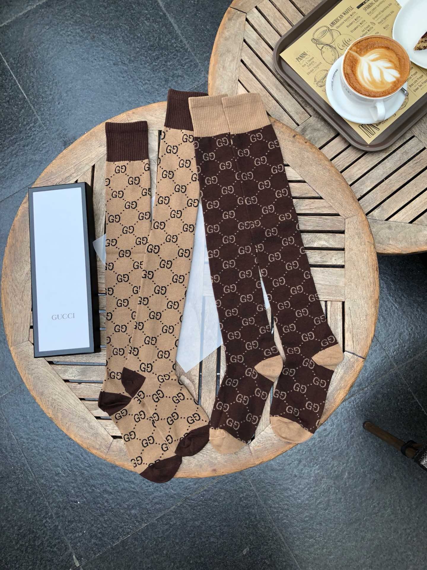 Bagsaaa Gvc*1 GG Ebony Long Socks