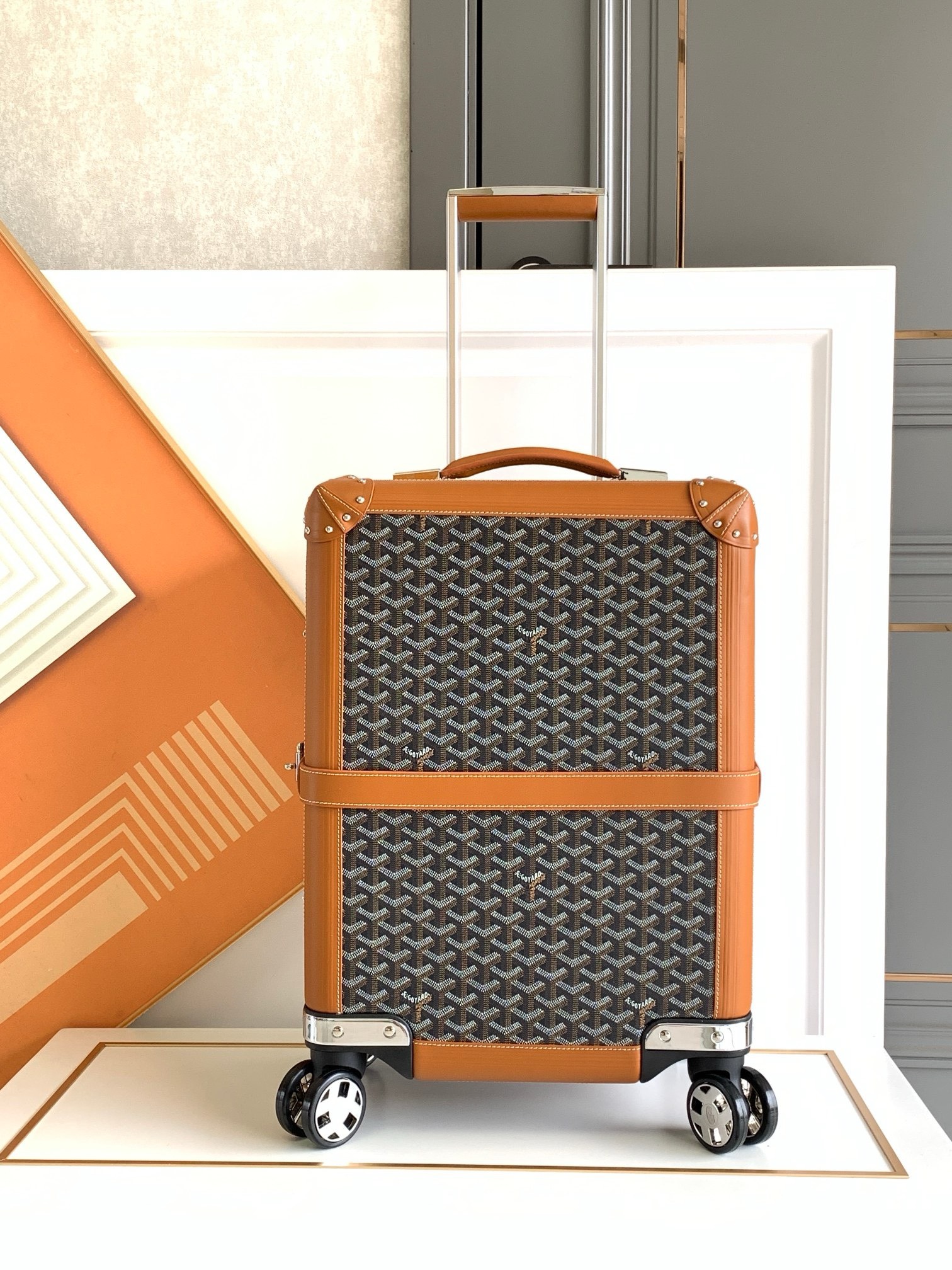BAGSAAA G09ard ABA BOURGET SUITCASE ORANGE