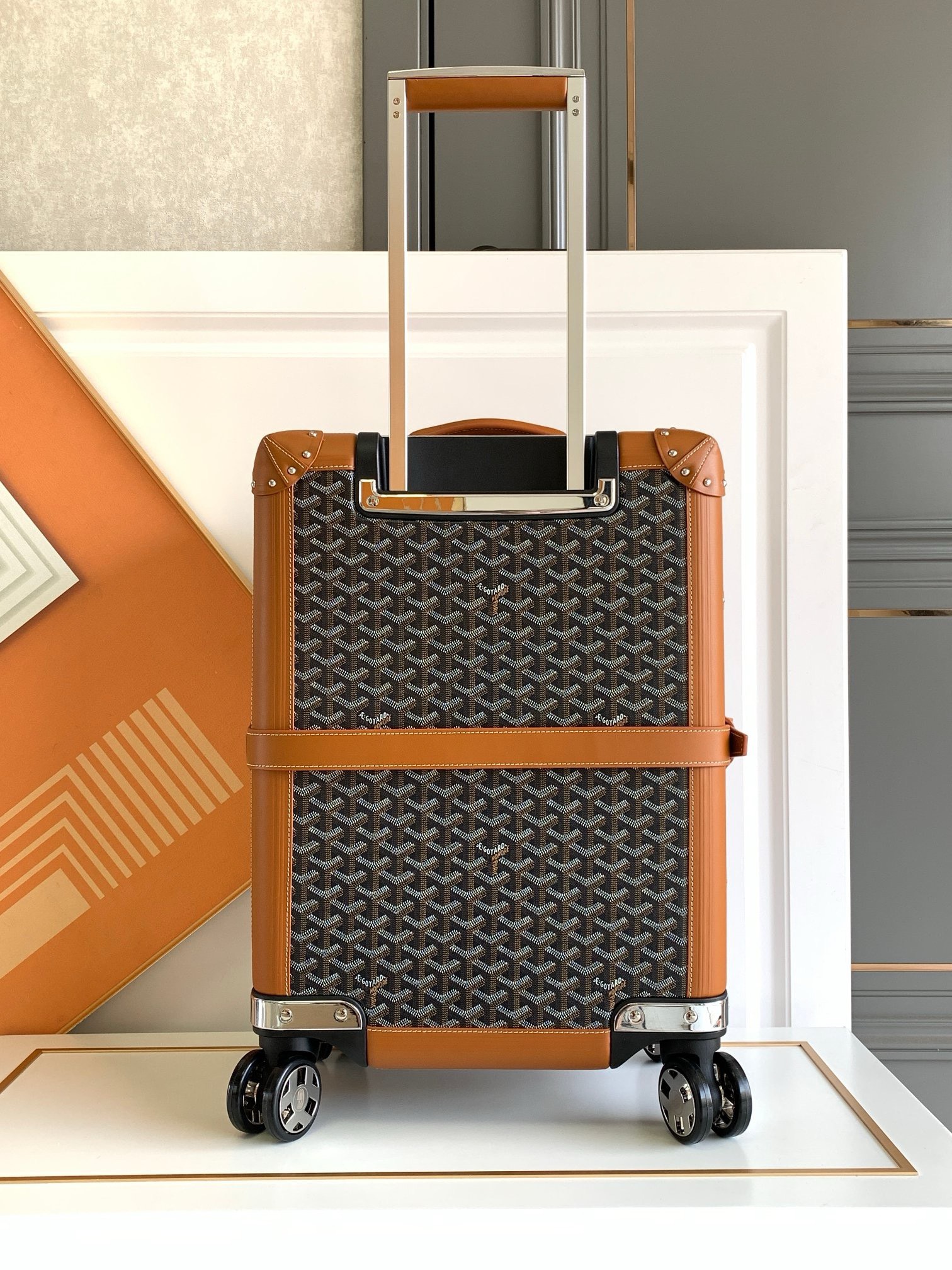 BAGSAAA G09ard ABA BOURGET SUITCASE ORANGE