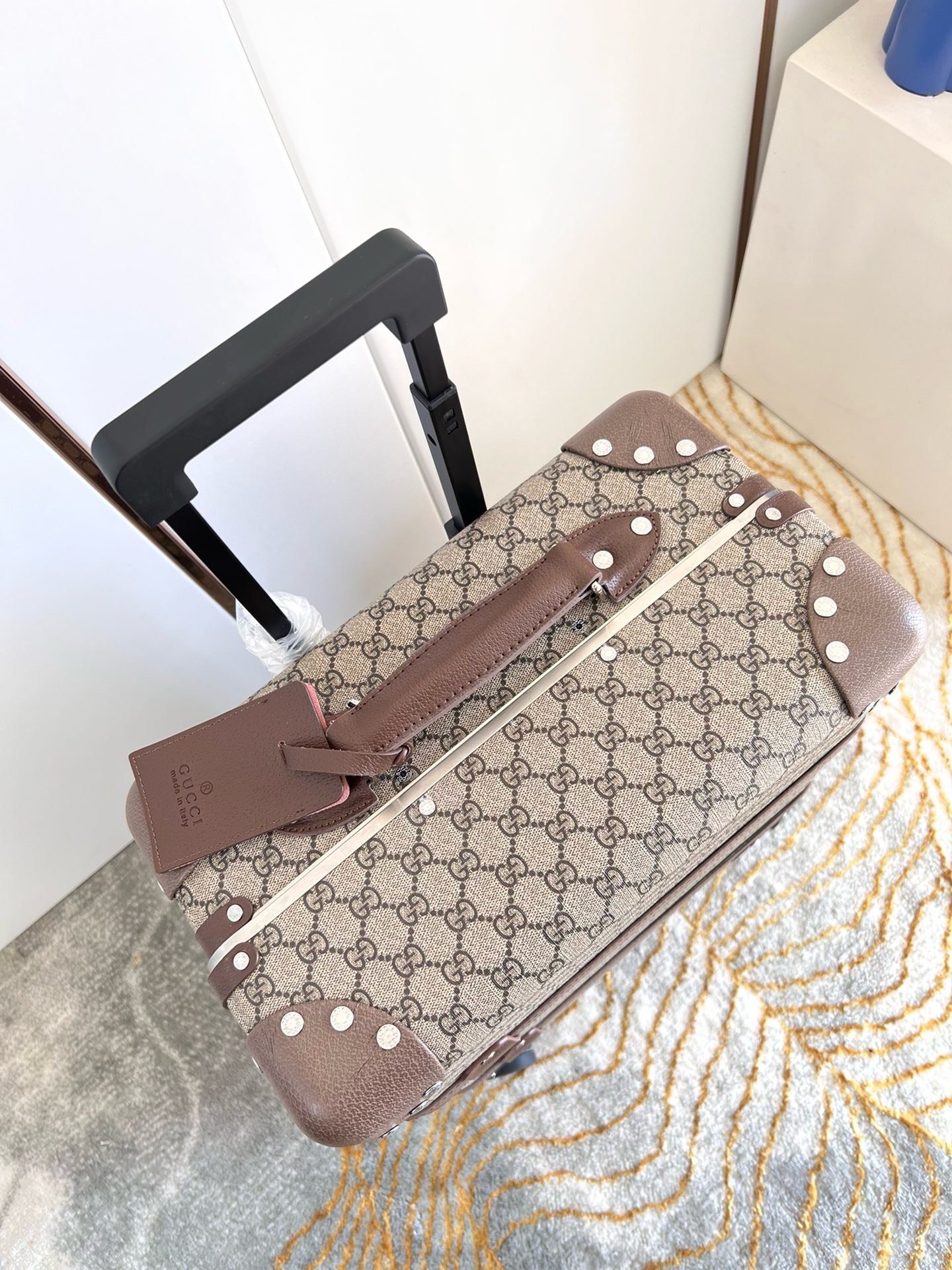 Bagsaaa Gvc*1 X Globe-Trotter GG Svp*me cabin case beieg