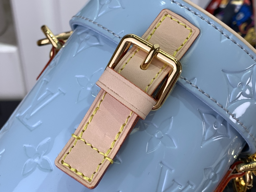 Bagsaaa L0vis Vvtt0n Astor Monogram Vernis Leather Blue - 12*14.2*12cm