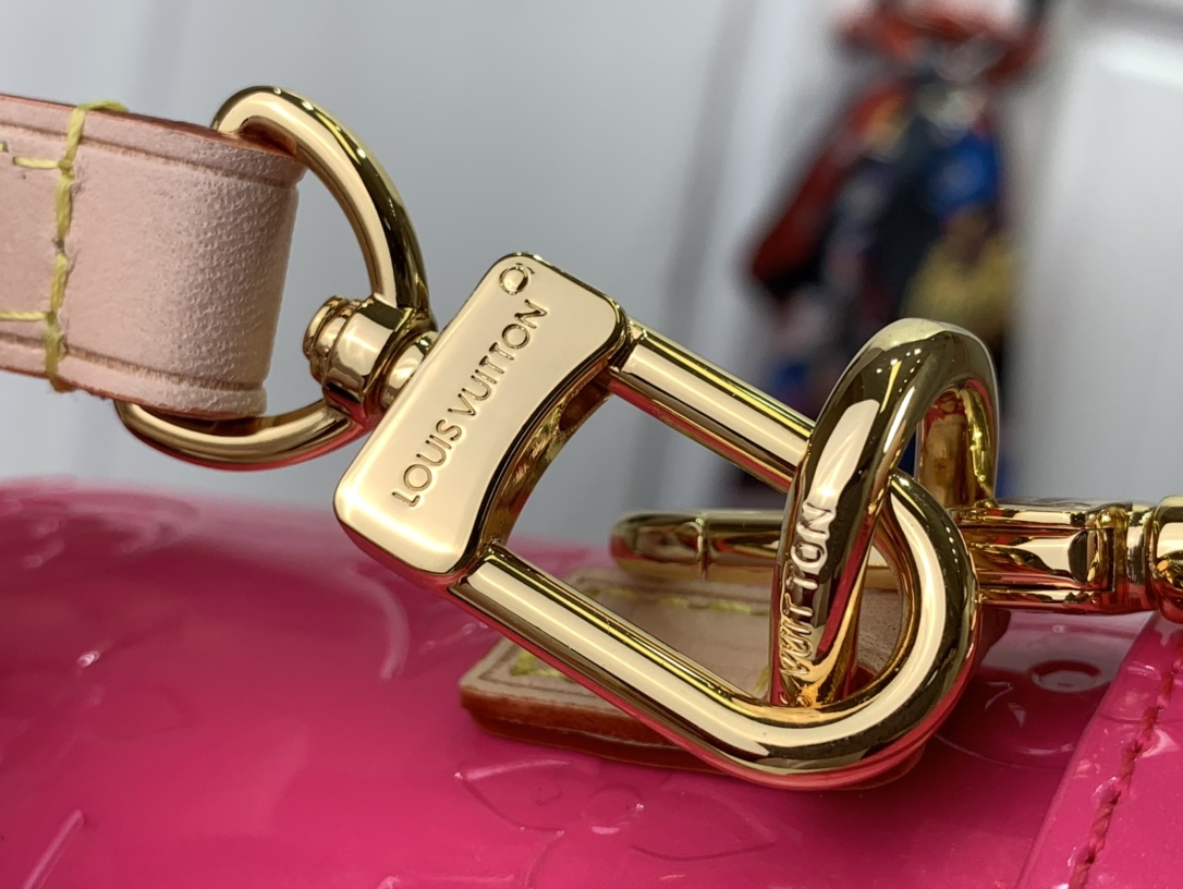 Bagsaaa L0vis Vvtt0n Astor Monogram Vernis Leather Pink - 12*14.2*12cm