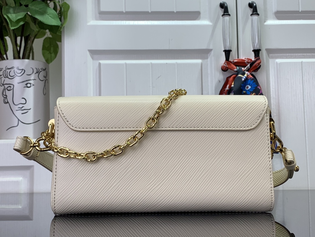 Bagsaaa L0vis Vvtt0n M24550 Twist West Epi Leather White - 23.5*12*7cm