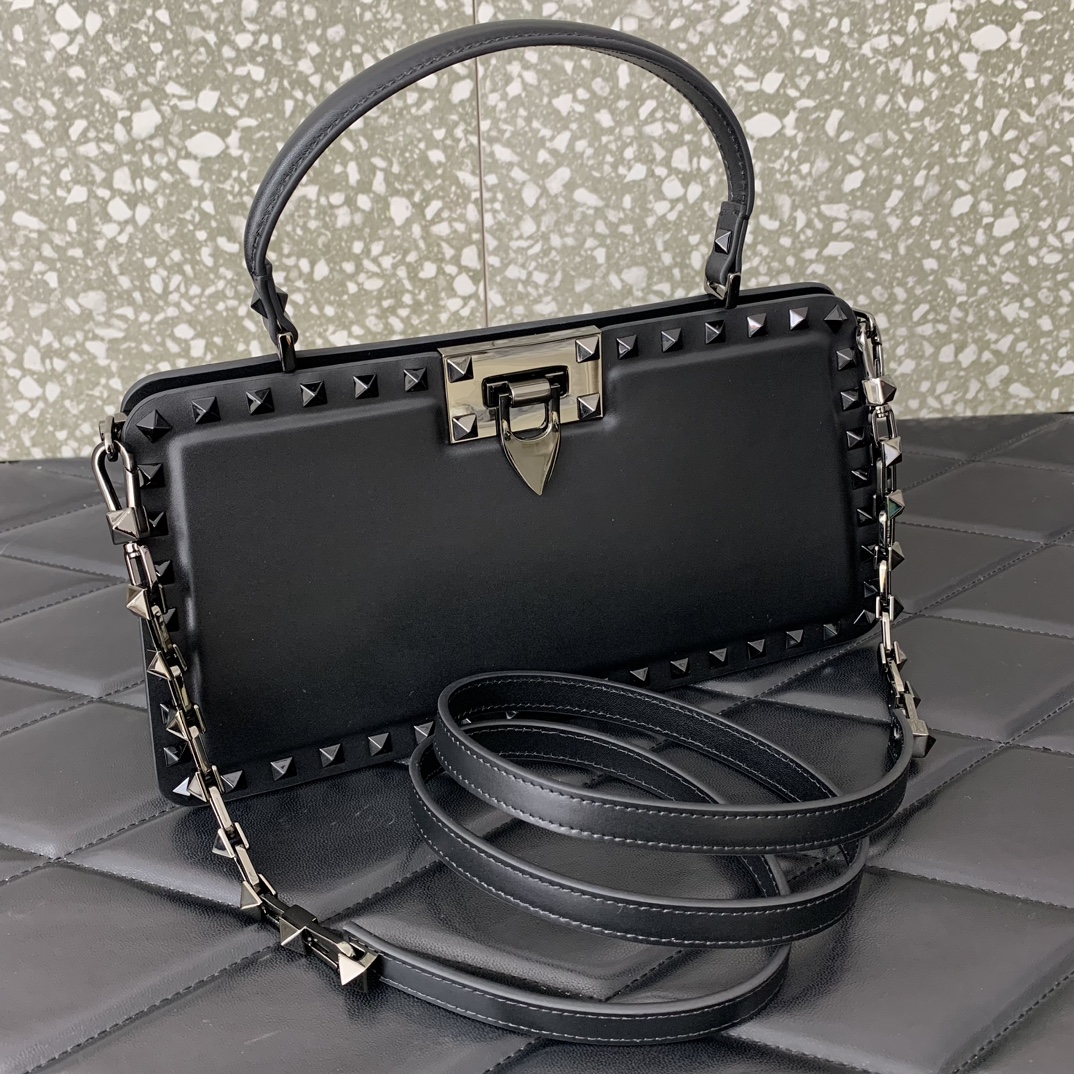 Bagsaaa Va1e*ntin0 Garavani Padded Handbag - 28*14*8cm