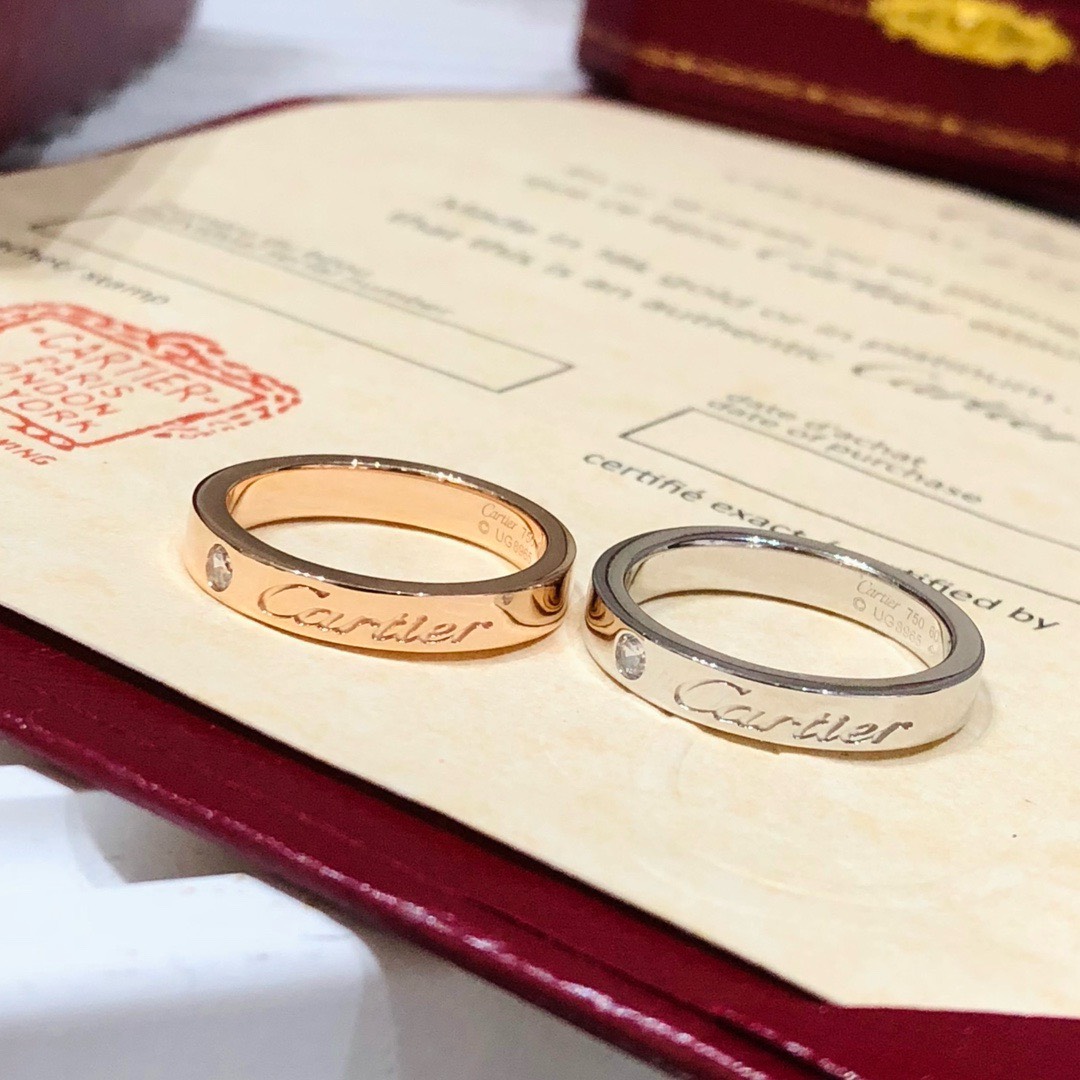 Bagsaaa Ca*t1er C DE Ca*t1er WEDDING BAND 3MM