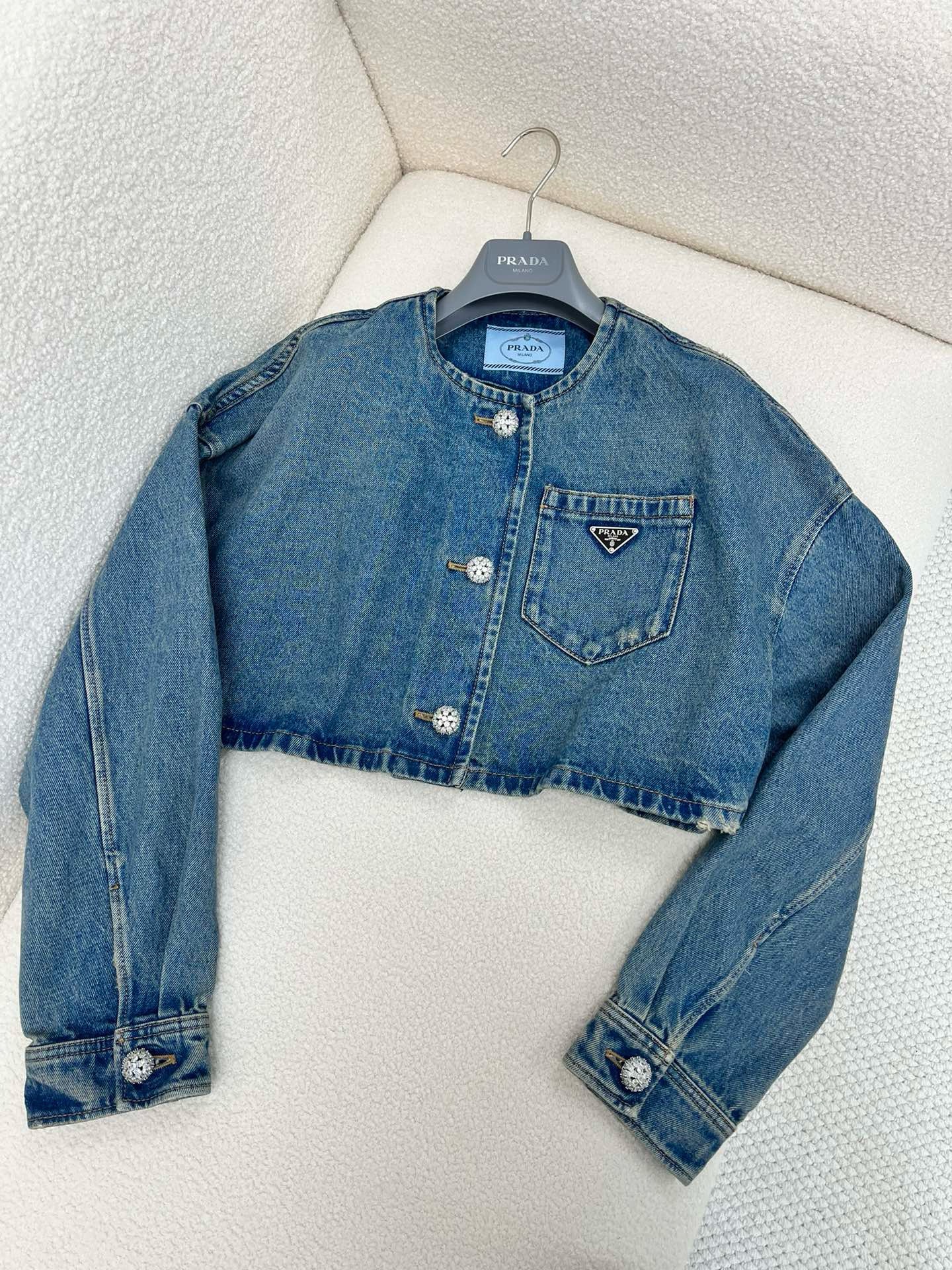 Bagsaaa Pra*a Denim Top 02