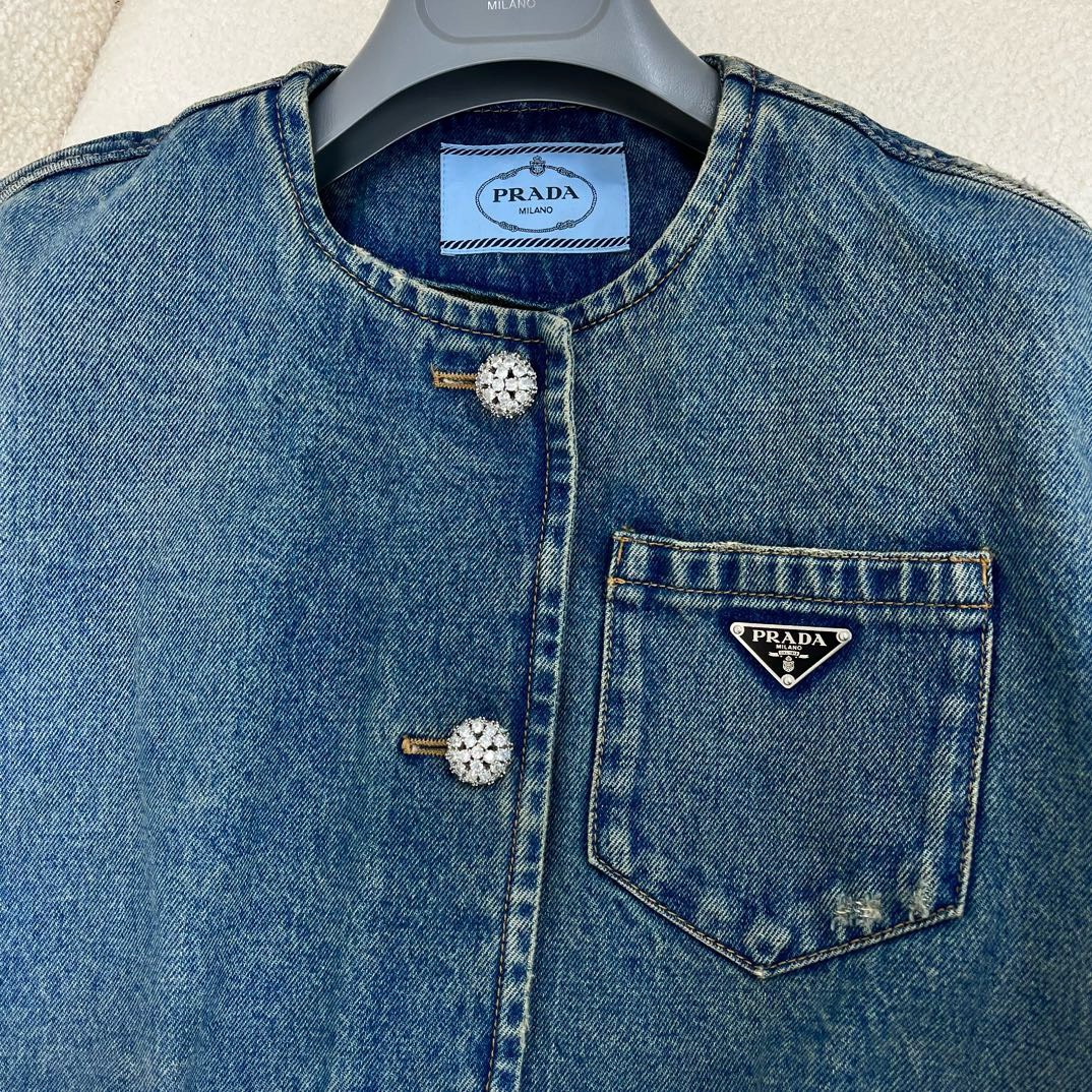 Bagsaaa Pra*a Denim Top 02