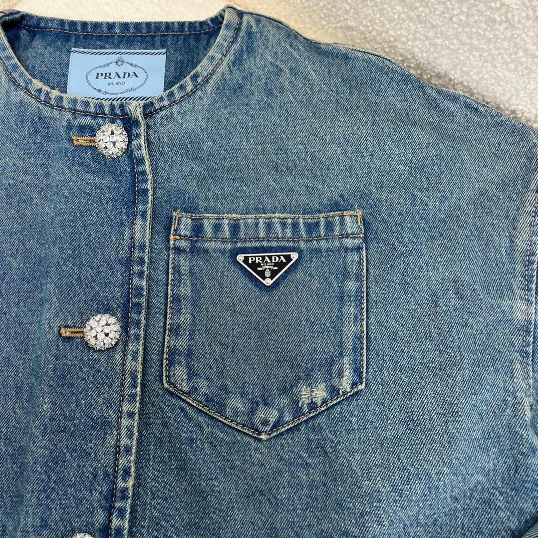 Bagsaaa Pra*a Denim Top 02