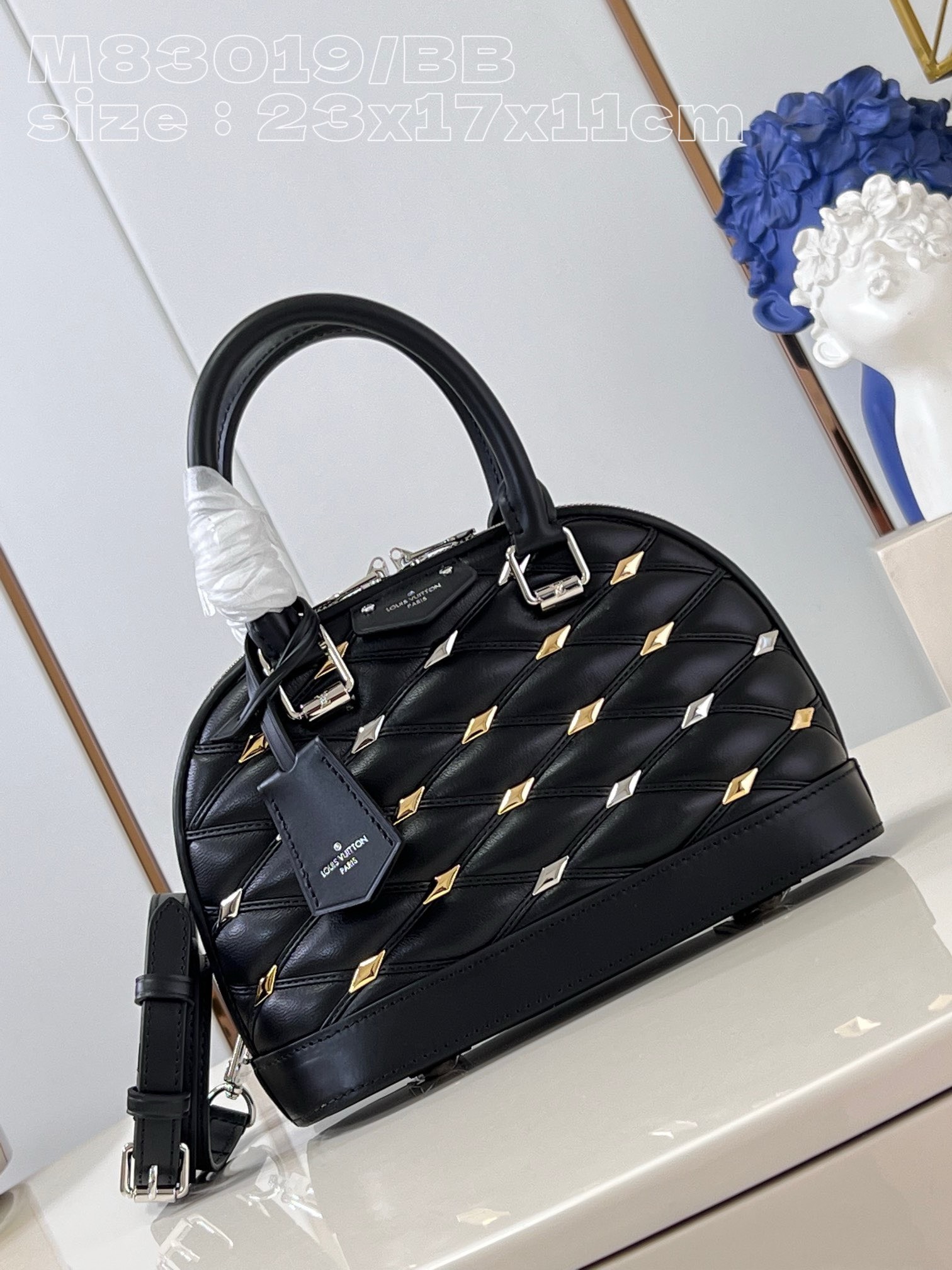 Bagsaaa L0vis Vvtt0n Alma BB Malletage Black - 23x17x11cm