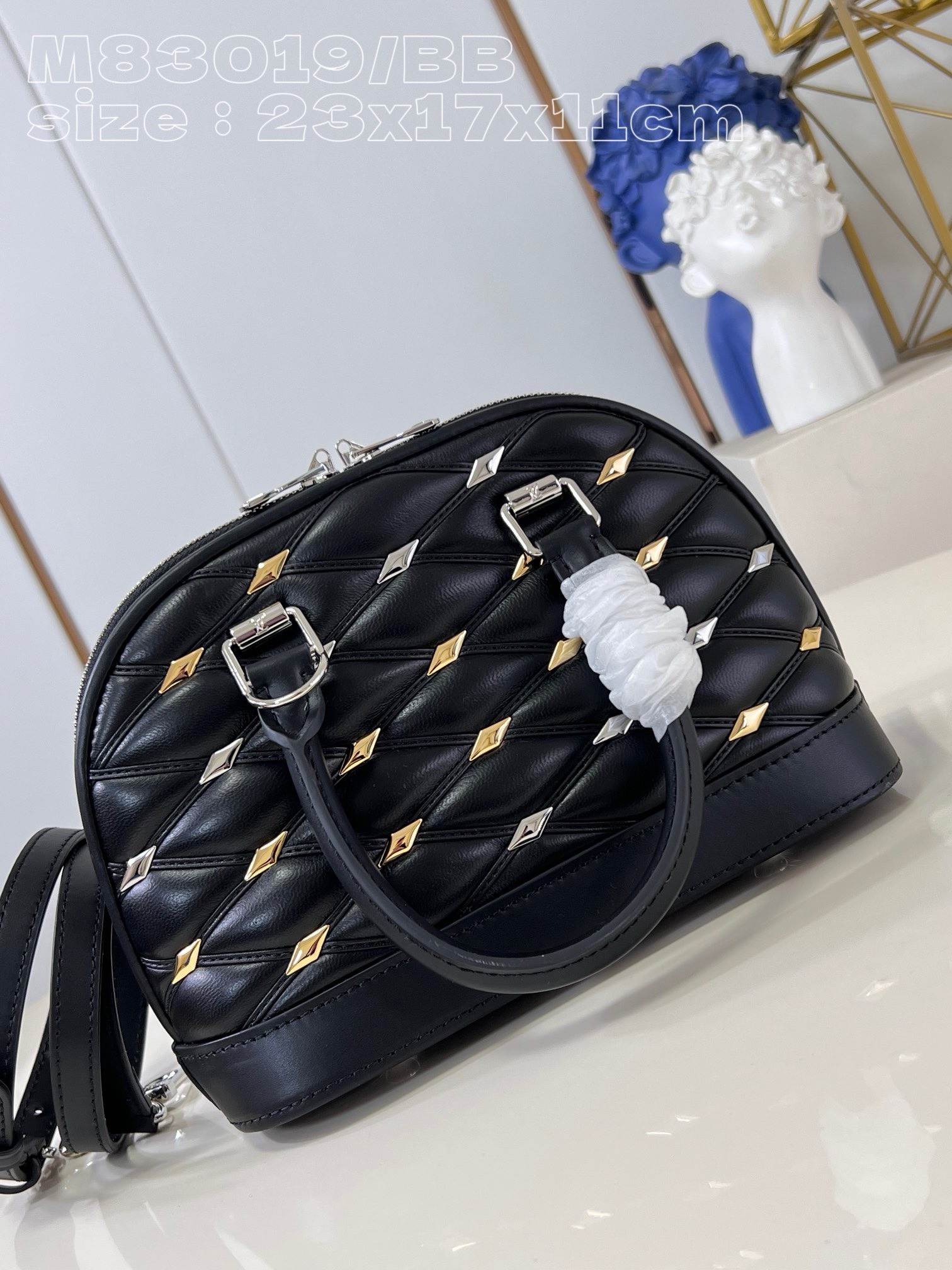 Bagsaaa L0vis Vvtt0n Alma BB Malletage Black - 23x17x11cm