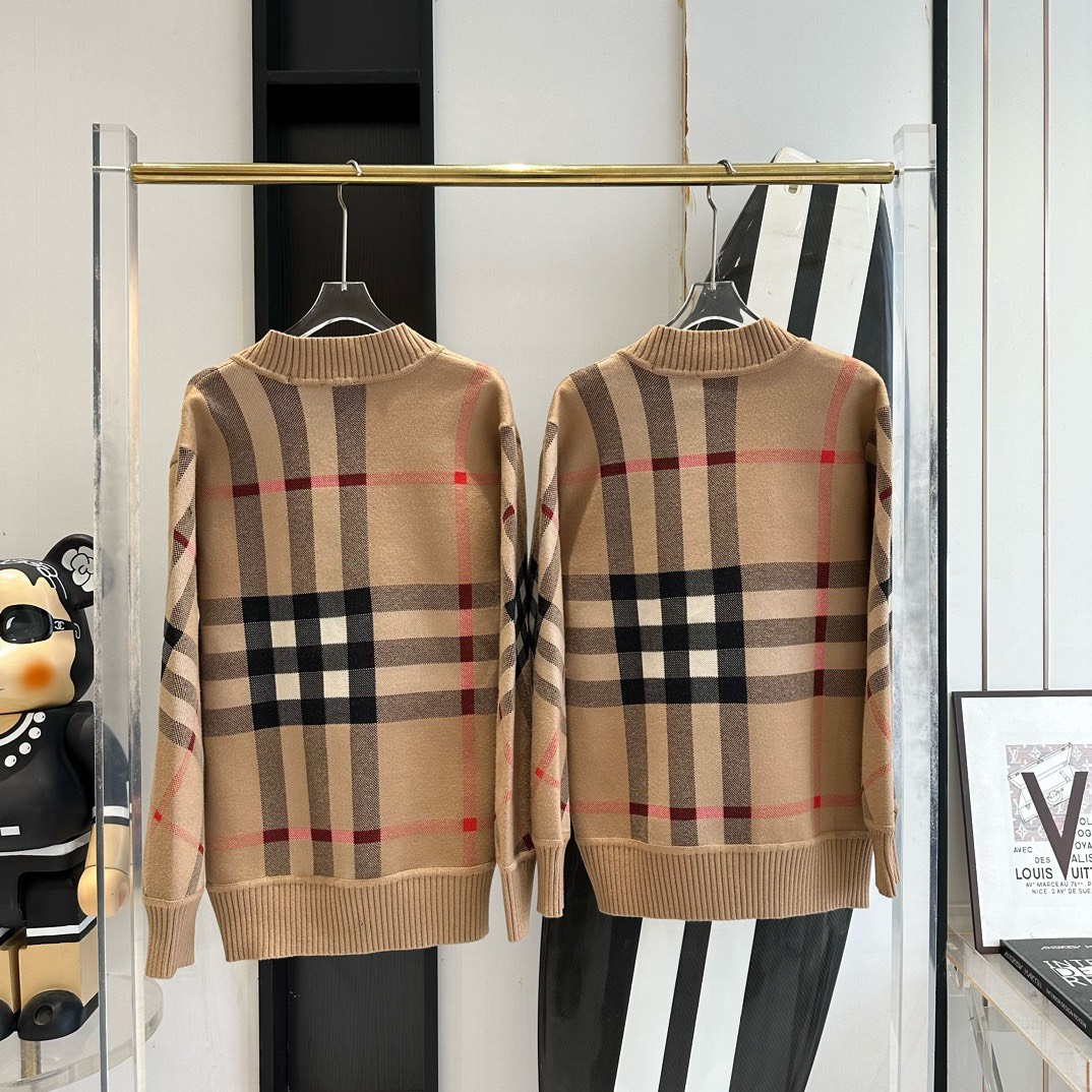 Bagsaaa Bv*b*rry Beige Check Cardigan - Archive Bei