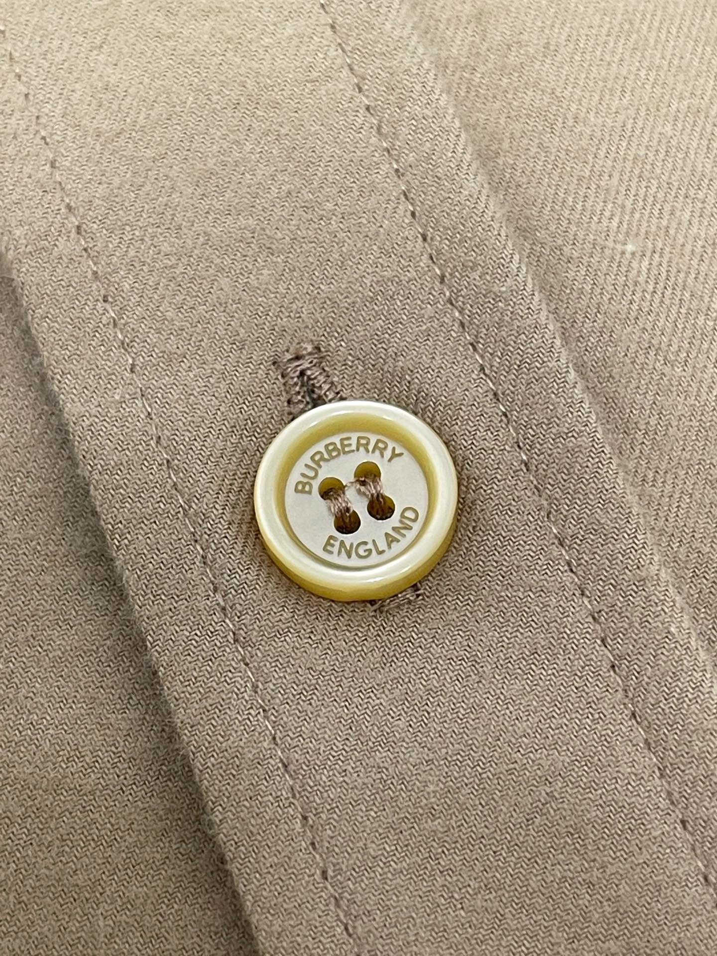 Bagsaaa Bv*b*rry Beige Slim Somerton Check Shirt