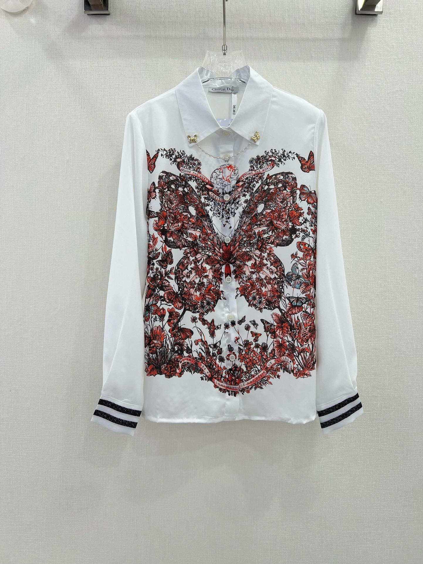 Bagsaaa D10r Shirt Blue & Red