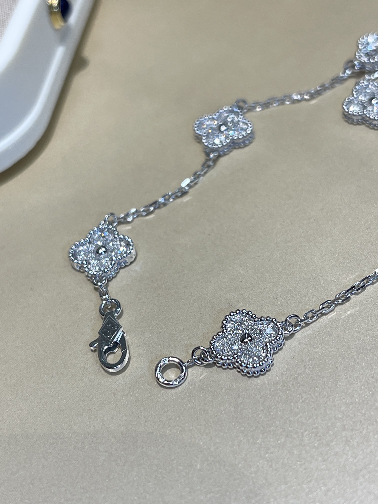 Bagsaaa V*n Cl**f & Arp*1s Alhambra Full D1am0nd Bracelet, 5 motifs
