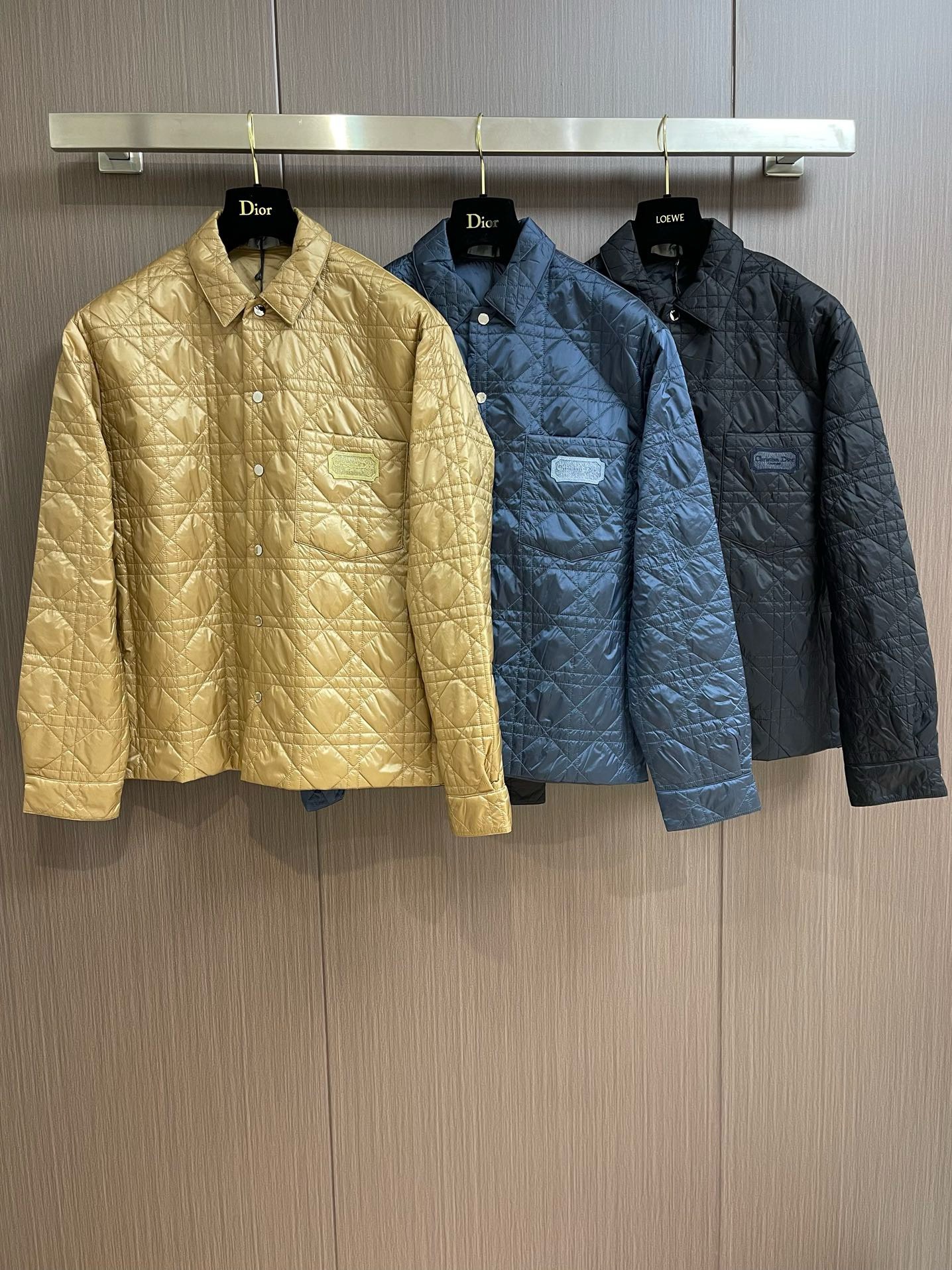 Bagsaaa D10r Homme Logo Patch Long-Sleeved Jacket