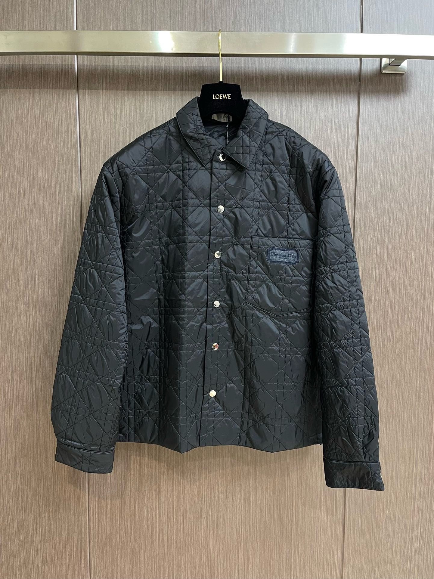 Bagsaaa D10r Homme Logo Patch Long-Sleeved Jacket