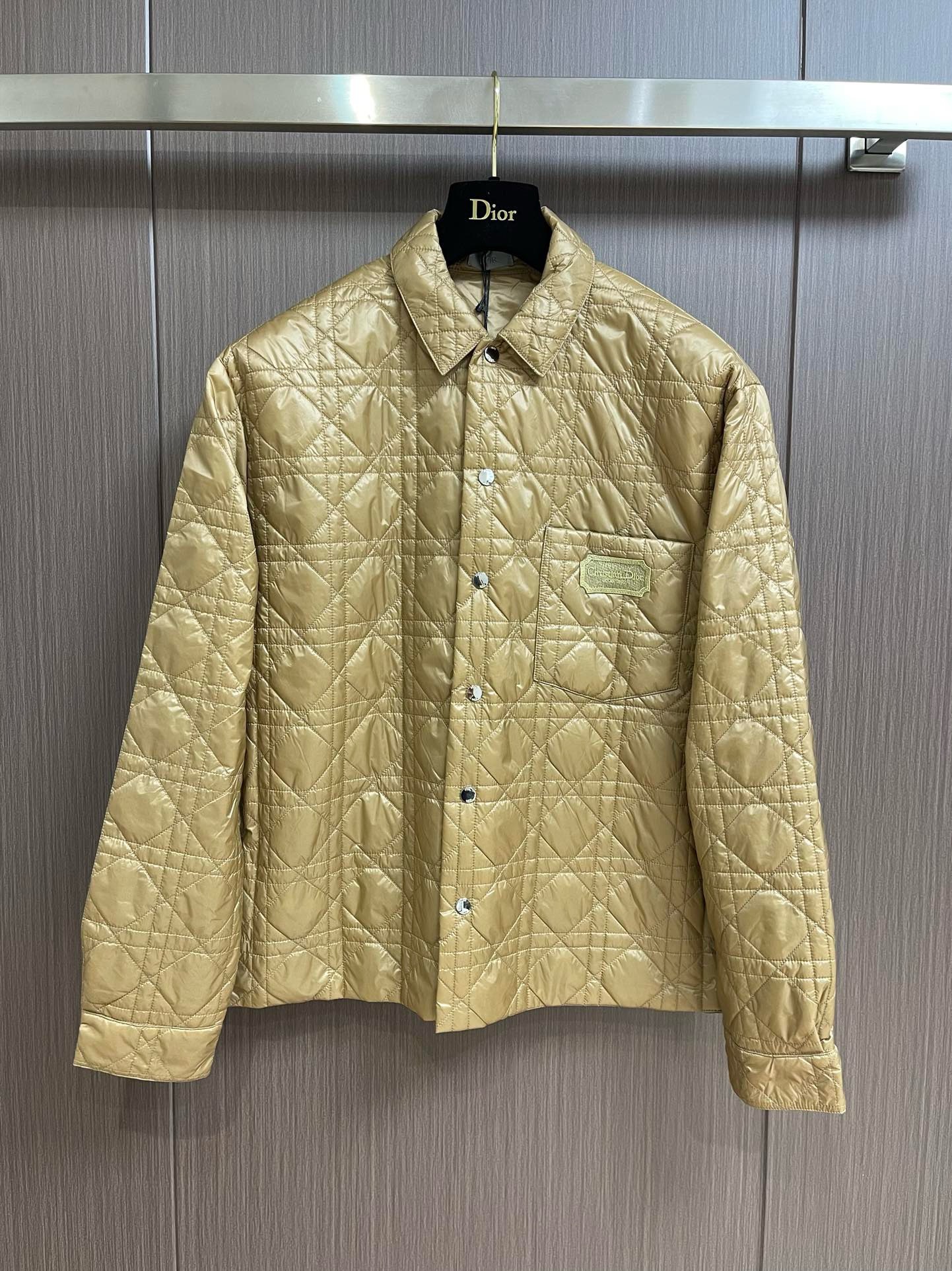 Bagsaaa D10r Homme Logo Patch Long-Sleeved Jacket