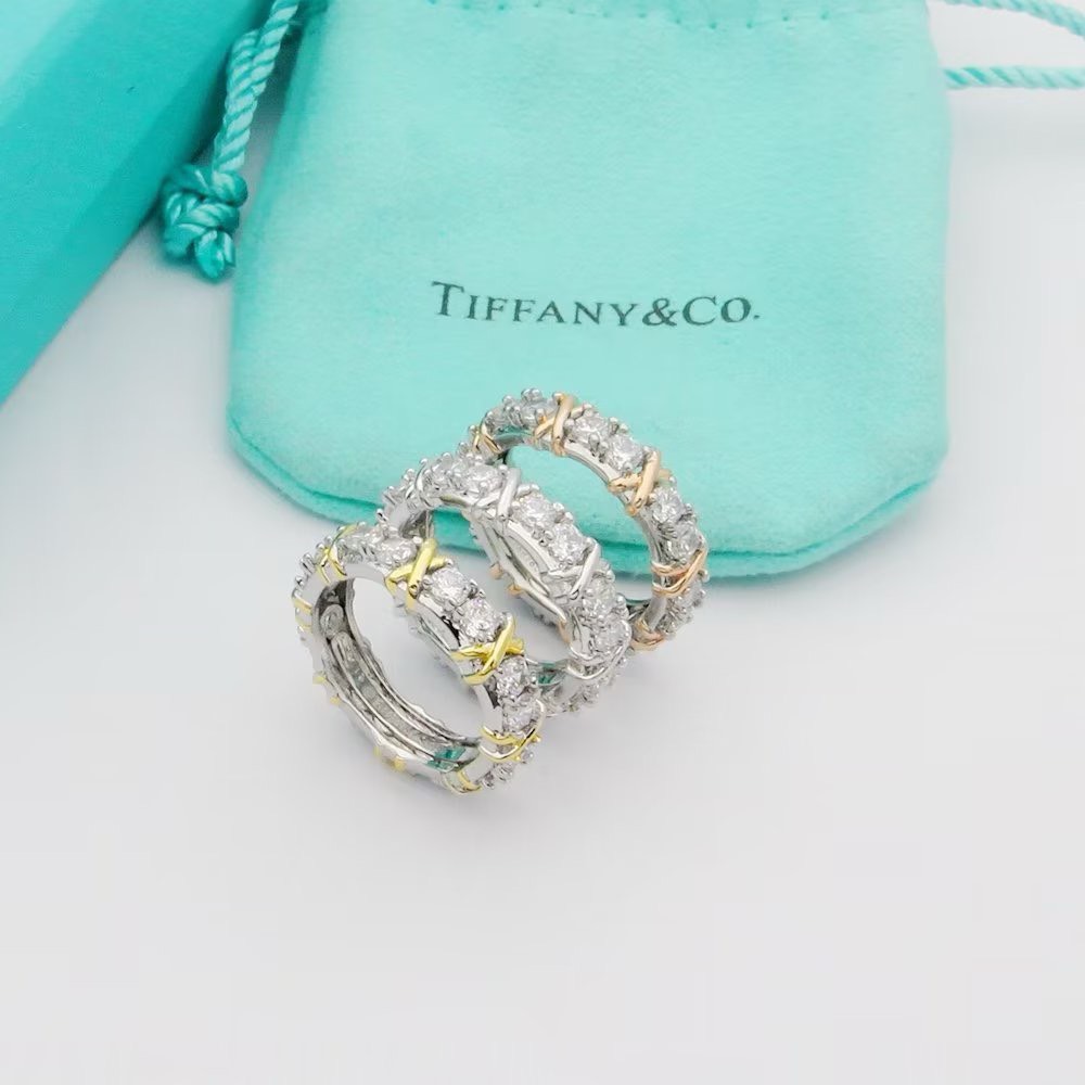 Bagsaaa T*f*ny & Co. Schlumberger Sixteen Stone Ring