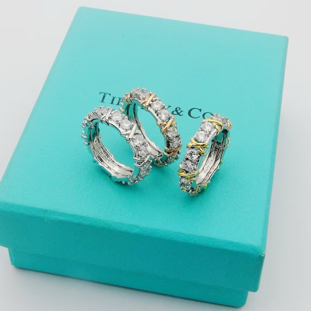Bagsaaa T*f*ny & Co. Schlumberger Sixteen Stone Ring
