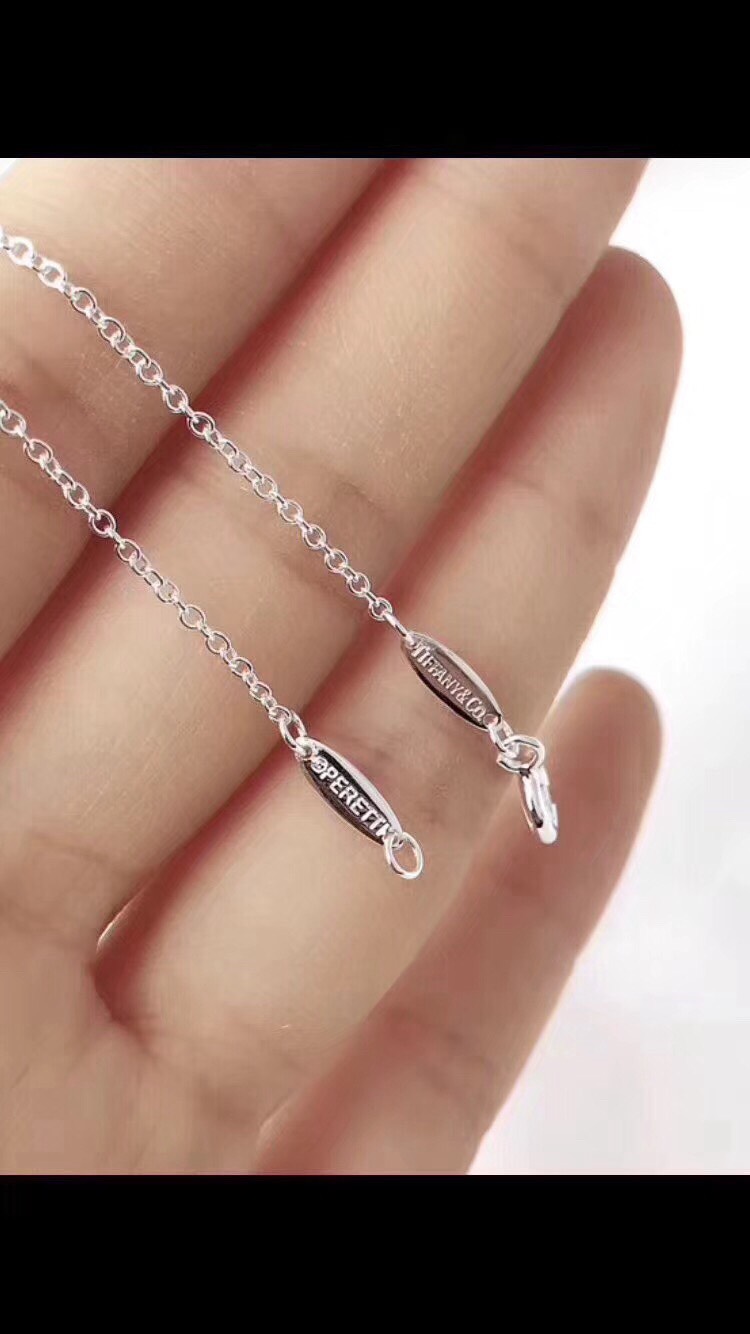 Bagsaaa T*f*ny & Co Interlocking Circles Pendant Necklace