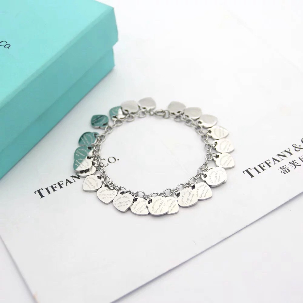 Bagsaaa T*f*ny & Co Return To T*f*ny Heart Pendant Bracelet