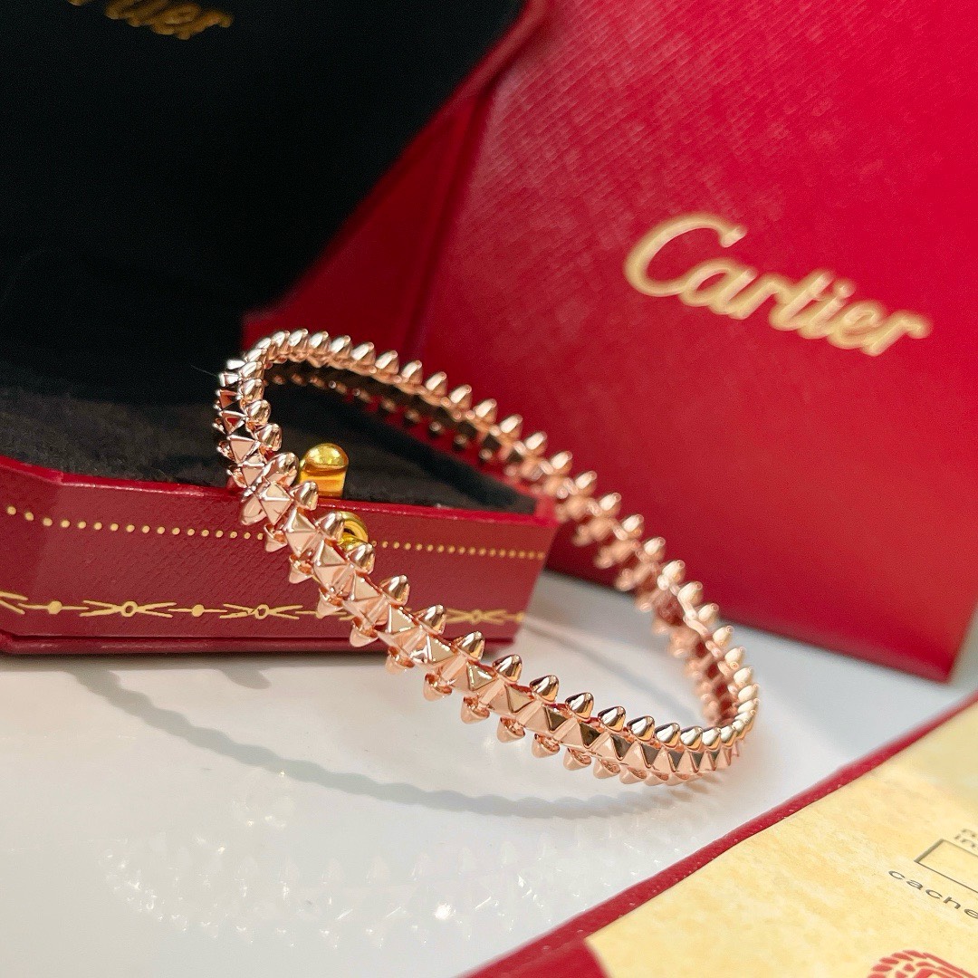 Bagsaaa Clash de Ca*t1er Bracelet, Rose Gold