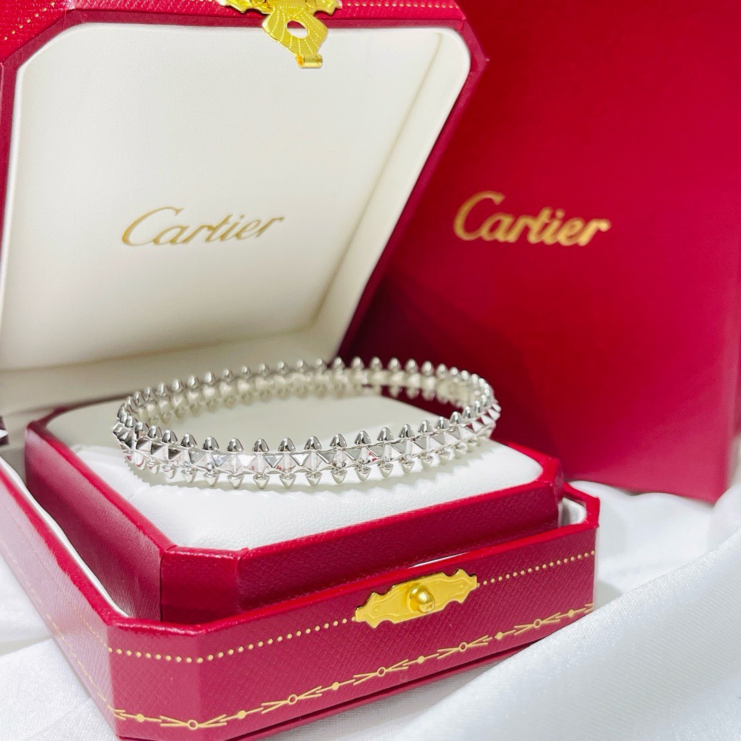 Bagsaaa Clash de Ca*t1er Bracelet, Silver