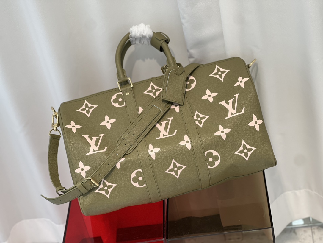 Bagsaaa L0vis Vvtt0n L0vis Keepall empreinte new Green 45cm