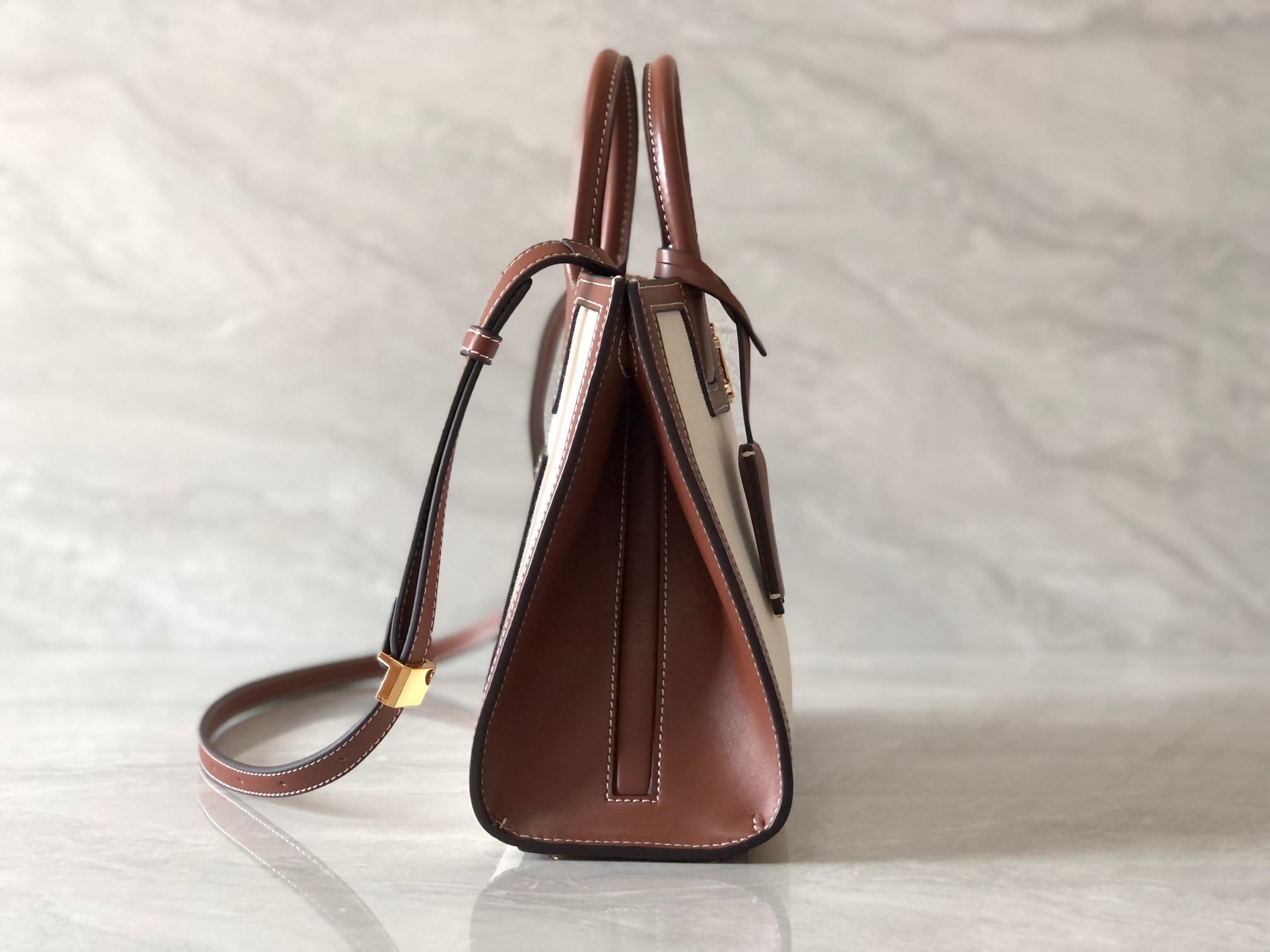 Bagsaaa Bv*b*rry Frances Mini Natural/Brown Bag - 27*11*20cm