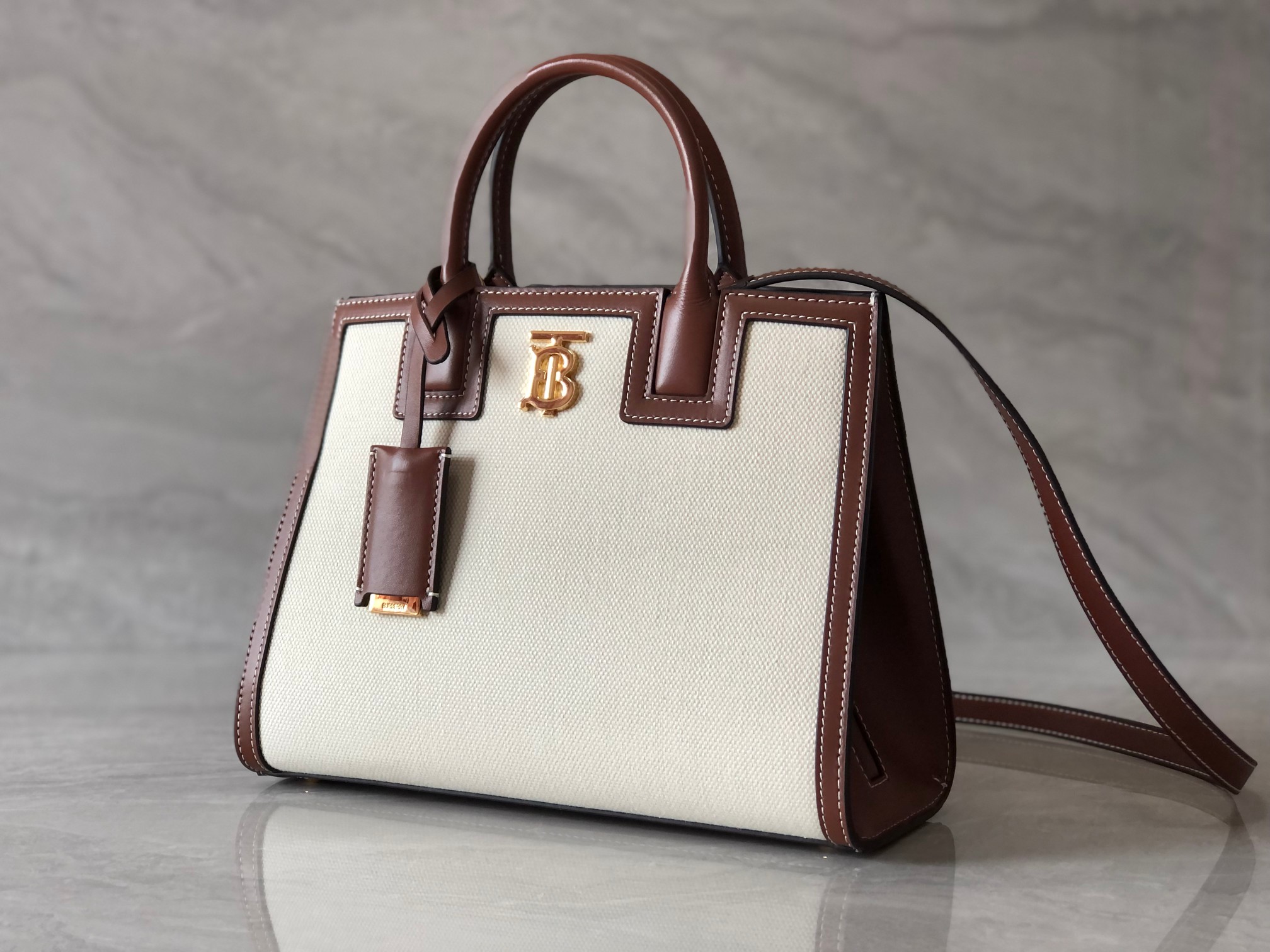 Bagsaaa Bv*b*rry Frances Mini Natural/Brown Bag - 27*11*20cm
