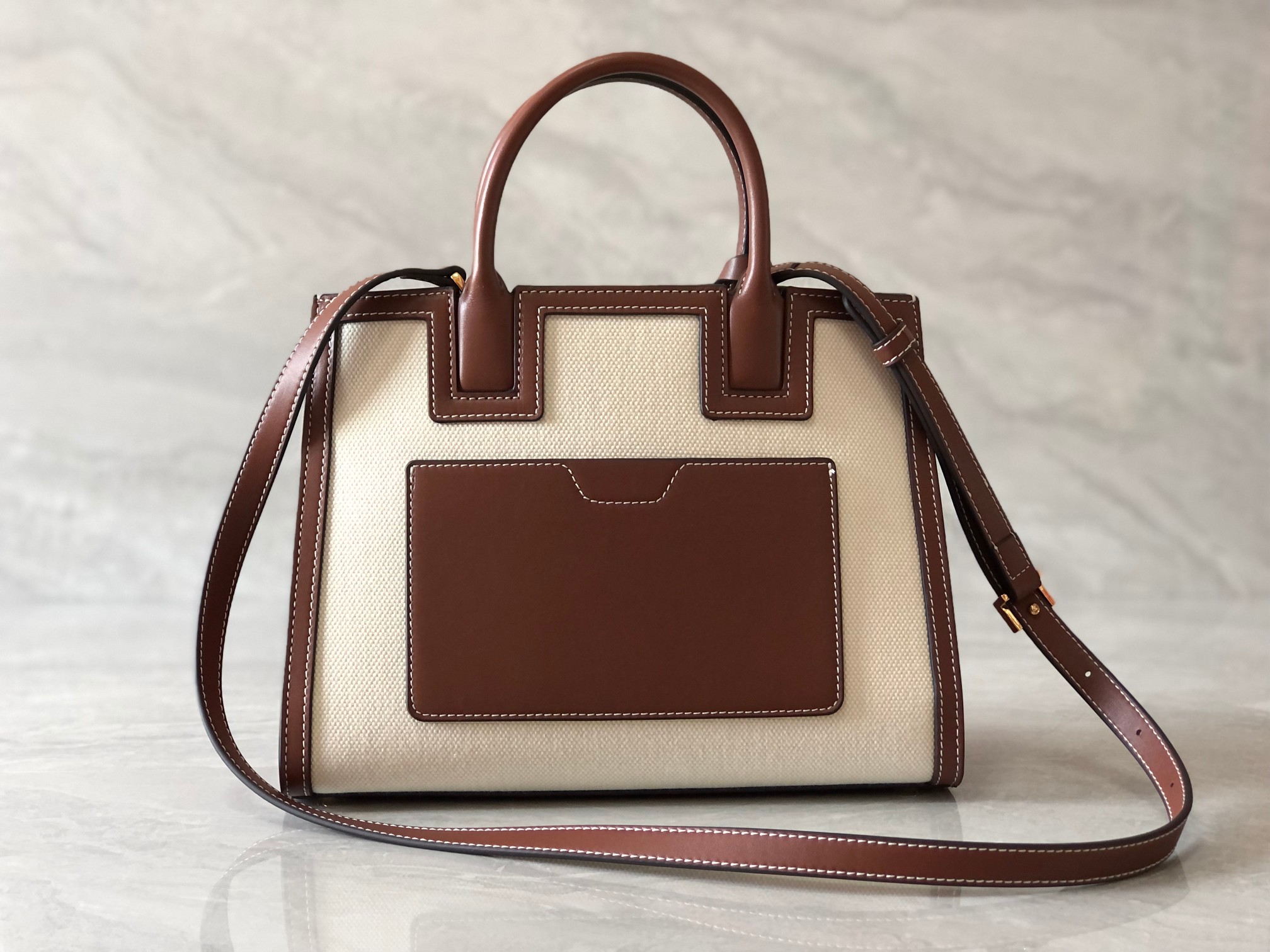 Bagsaaa Bv*b*rry Frances Mini Natural/Brown Bag - 27*11*20cm