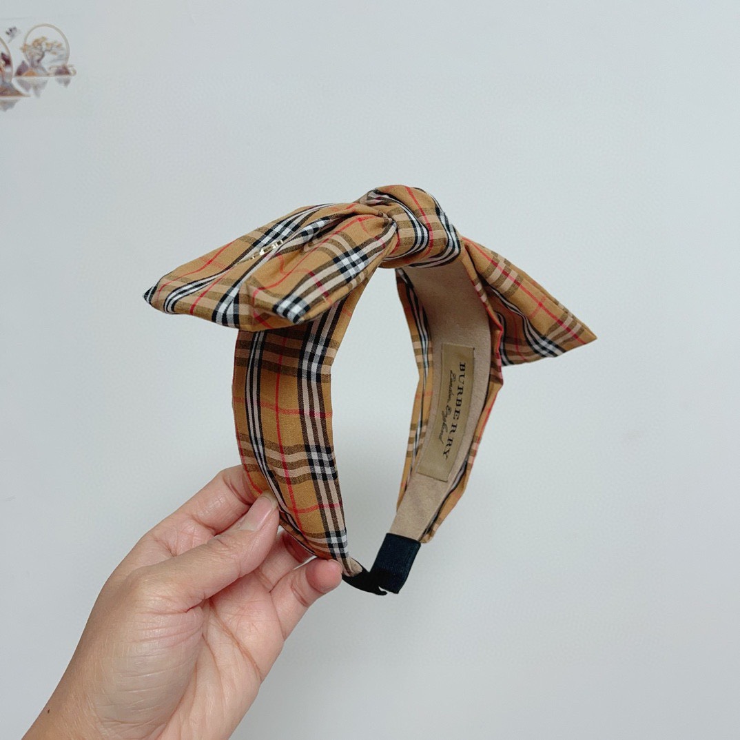 Bagsaaa Bv*b*rry Checked Pattern Headband