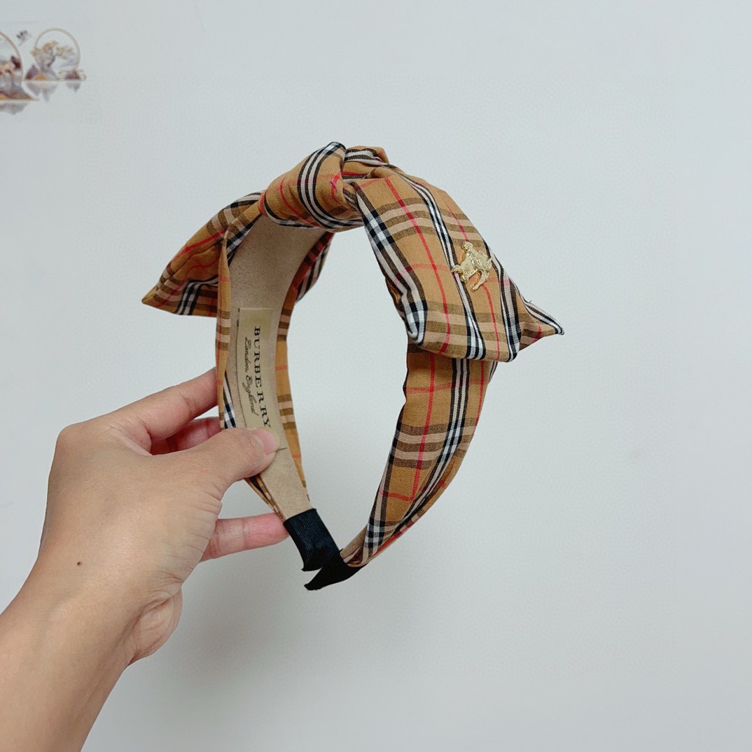 Bagsaaa Bv*b*rry Checked Pattern Headband