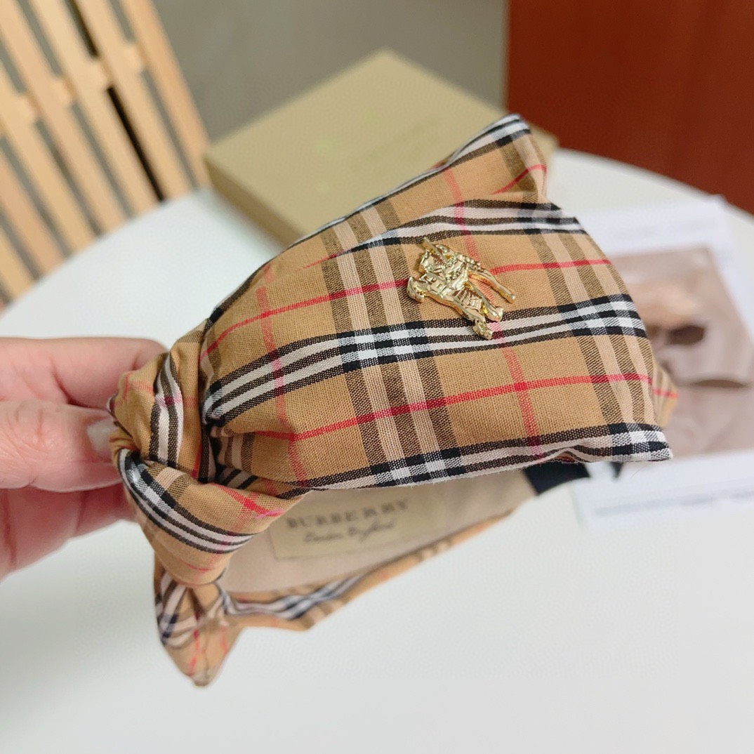 Bagsaaa Bv*b*rry Checked Pattern Headband