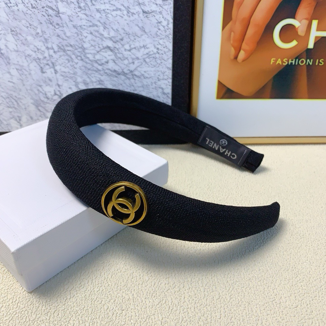 Bagsaaa Ch**el & D10r Black Headband