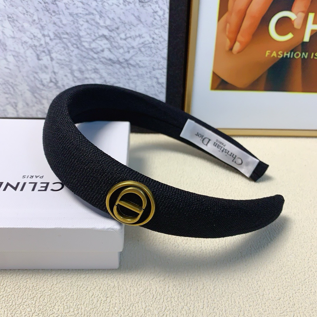 Bagsaaa Ch**el & D10r Black Headband