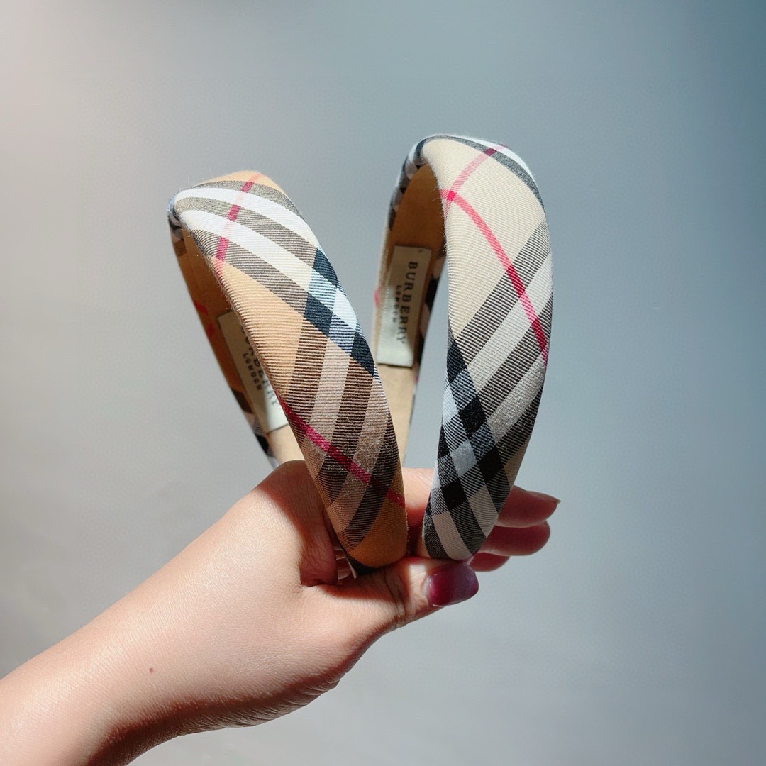 Bagsaaa Bv*b*rry Checked Pattern Headband (2 colors)