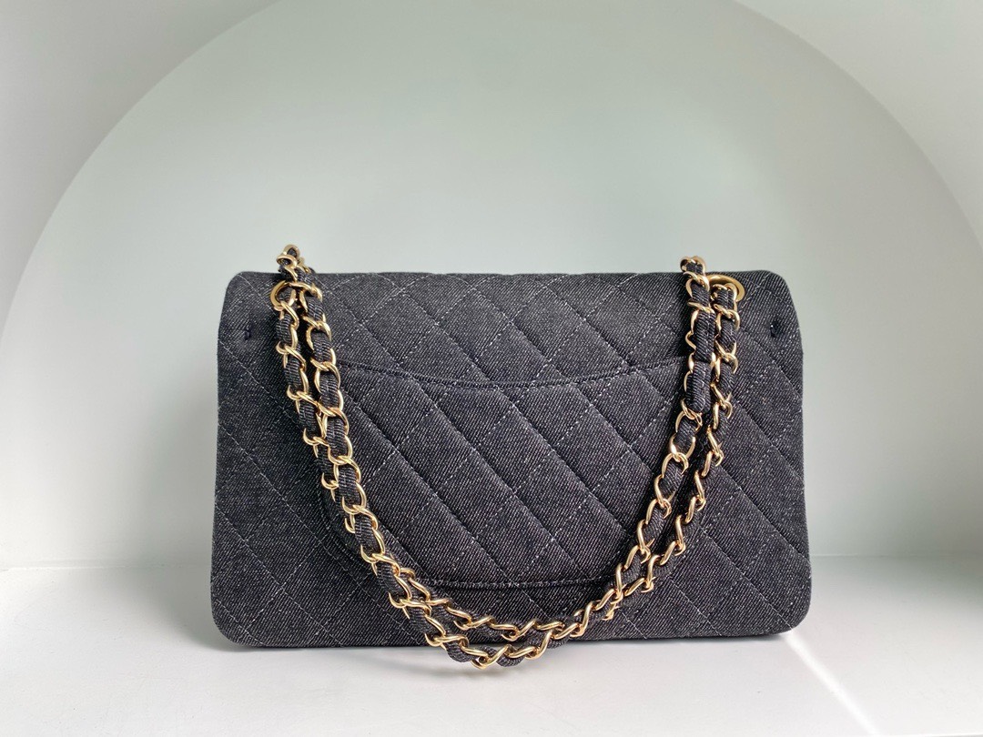 Bagsaaa Ch**el Flap Bag Grey - 25x17x7cm