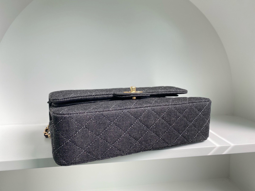 Bagsaaa Ch**el Flap Bag Grey - 25x17x7cm