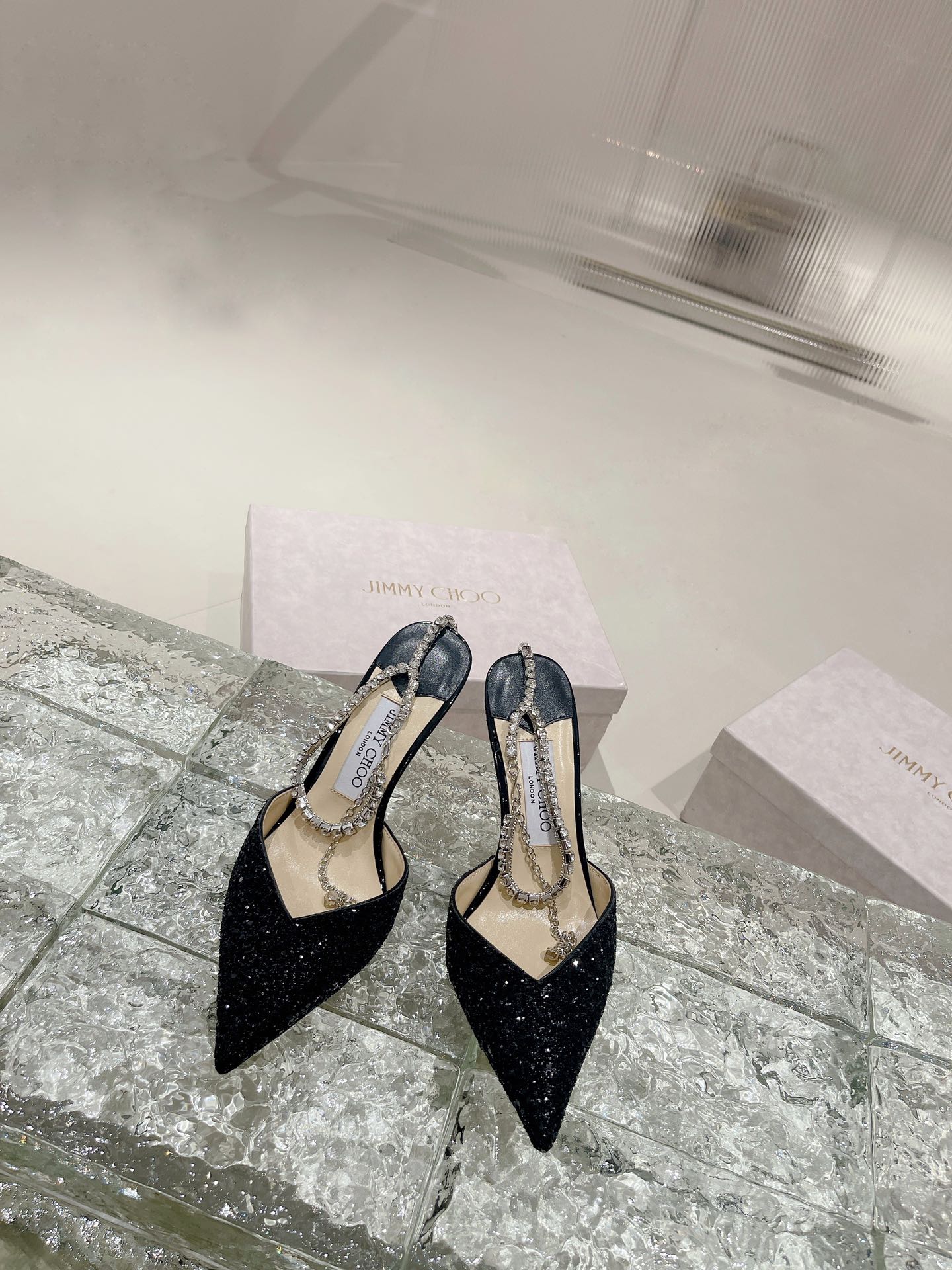 Bagsaaa J1m*y Ch00 Saeda 100 Black Glittered