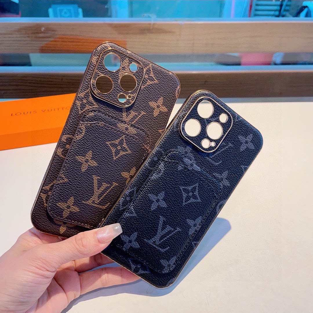 Bagsaaa L0vis Vvtt0n Monogram Canvas With Card Holder In The Back Phone Case