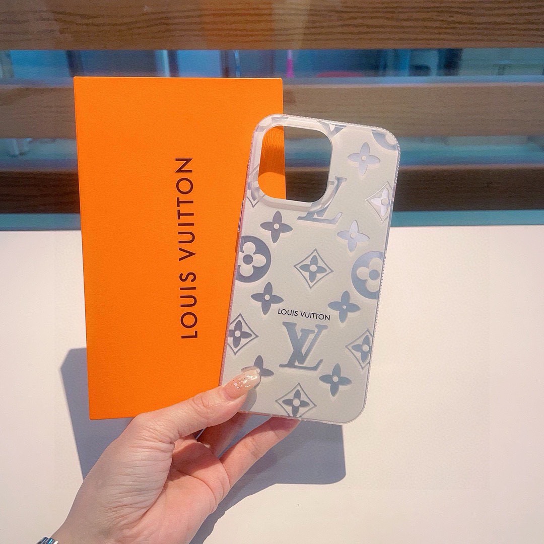 Bagsaaa L0vis Vvtt0n Monogram White Phone Case