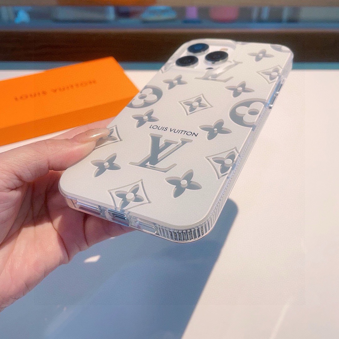 Bagsaaa L0vis Vvtt0n Monogram White Phone Case