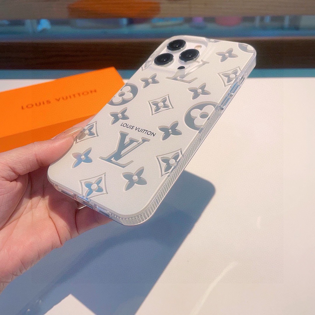 Bagsaaa L0vis Vvtt0n Monogram White Phone Case