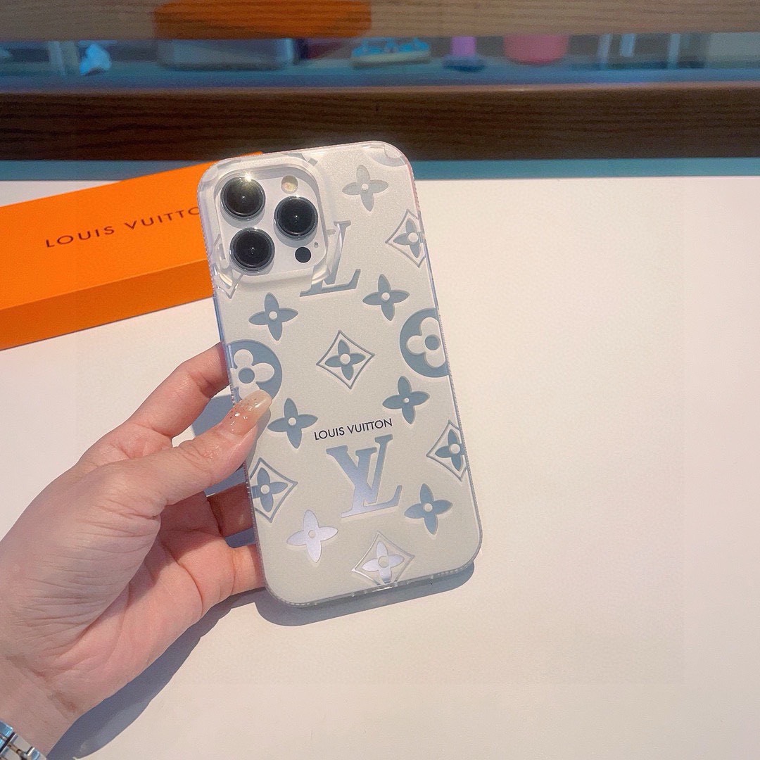 Bagsaaa L0vis Vvtt0n Monogram White Phone Case