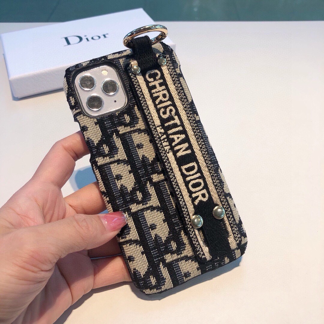 Bagsaaa D10r Oblique Jacquard Blue Phone Case