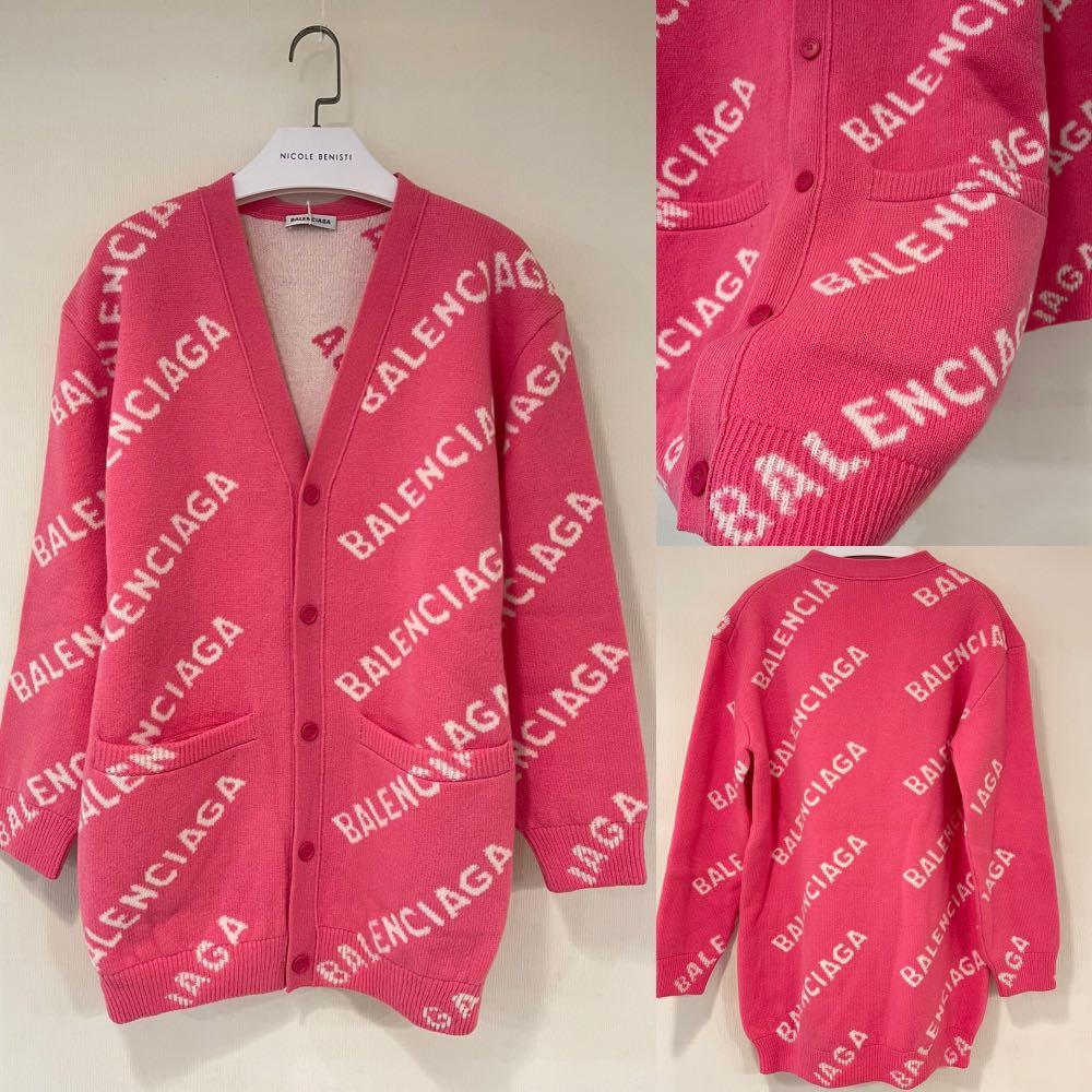 Bagsaaa Ba1en*iaga Pink Cardigan